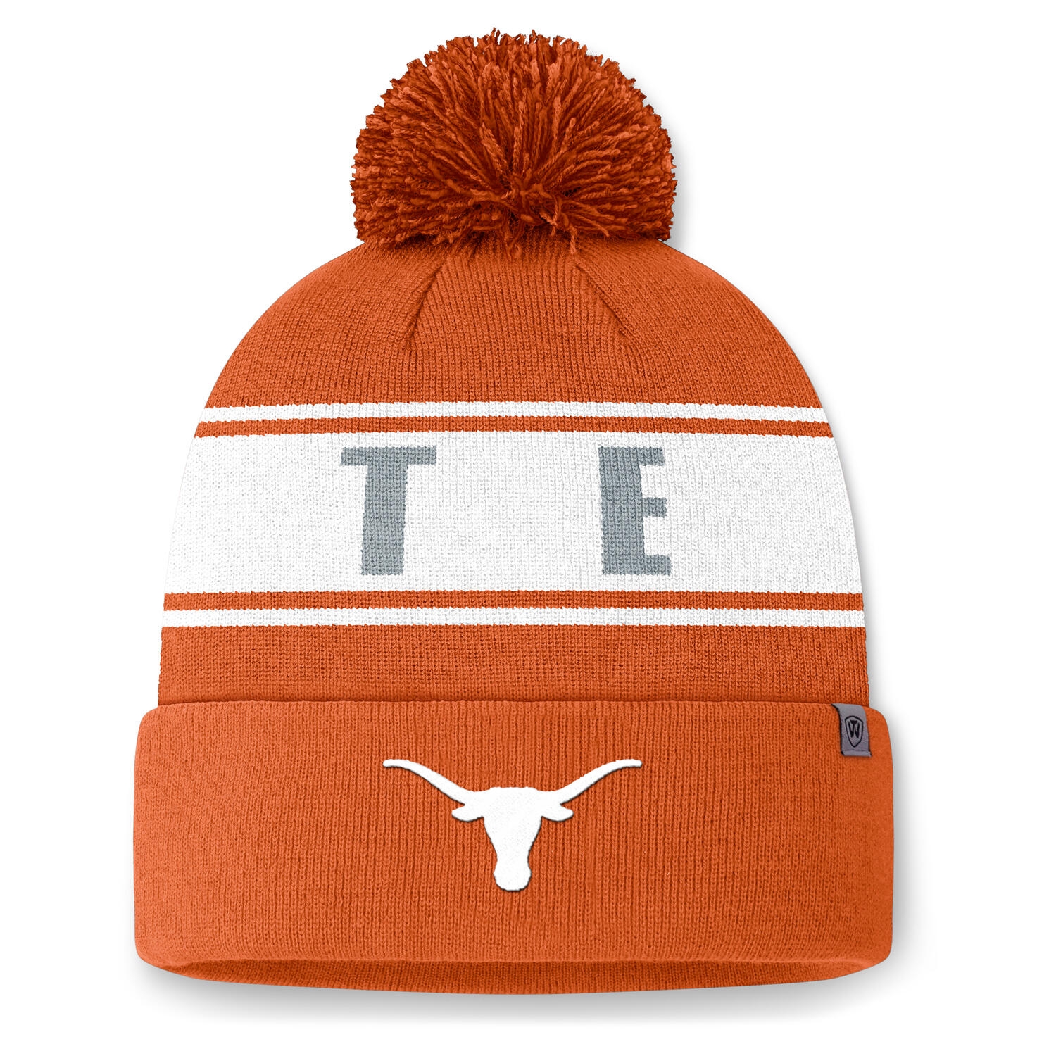 Texas Longhorns Wraparound NCAA Wintermütze Braun