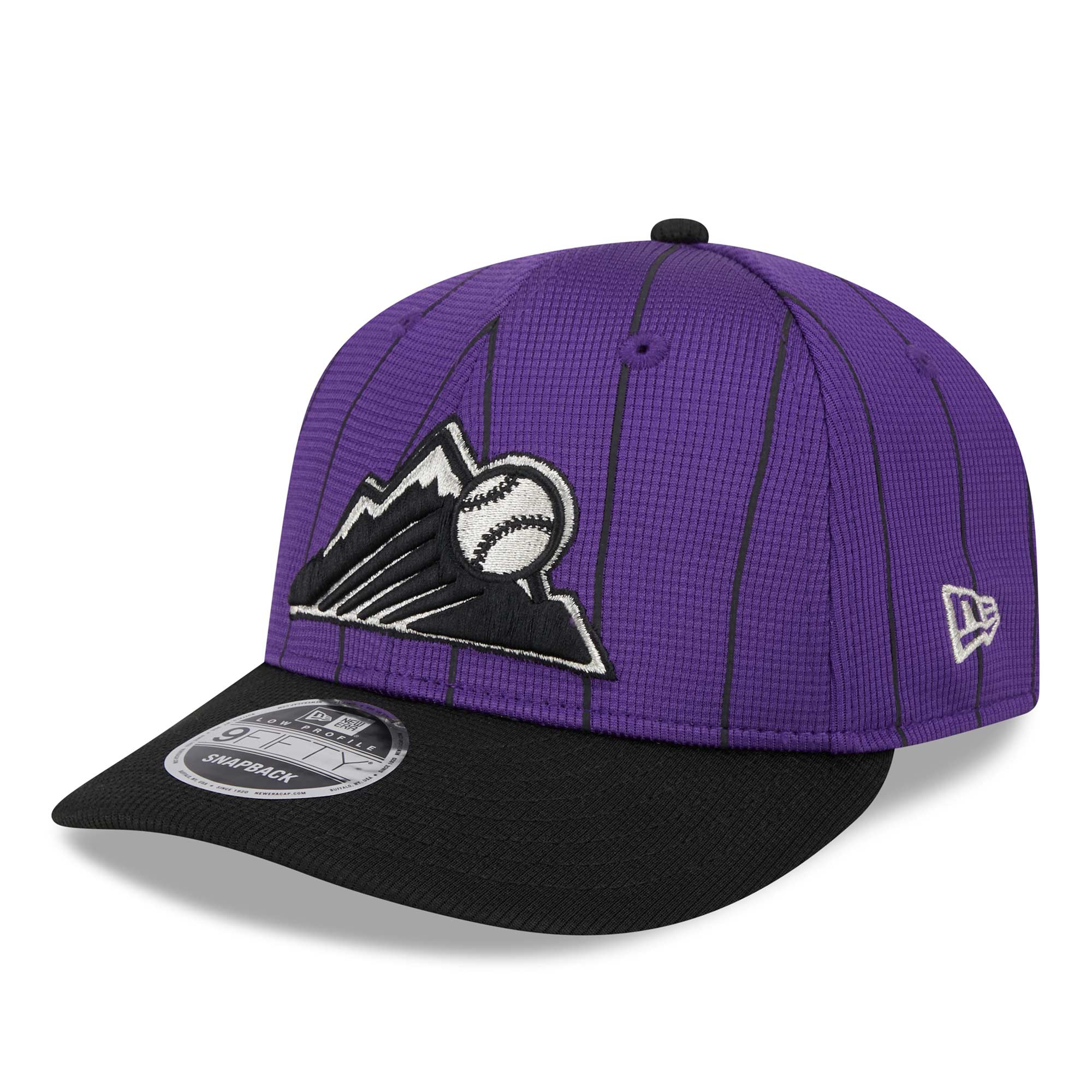 Colorado Rockies 2025 MLB Batting Practice Low Profile 9FIFTY Snapback Cap