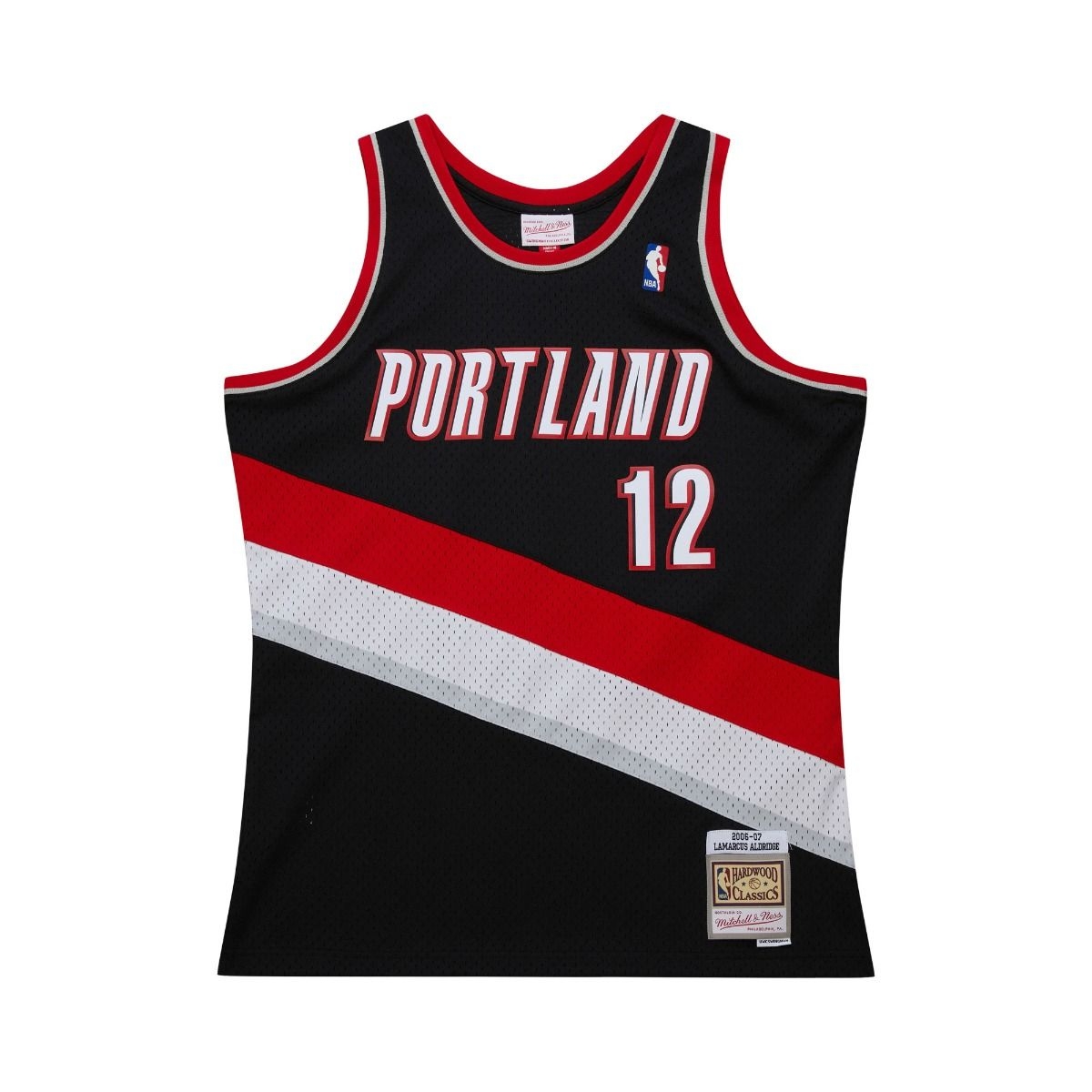 Lamarcus Aldridge #12 Portland Trail Blazers 2006-07 Mitchell & Ness Swingman NBA Trikot Schwarz