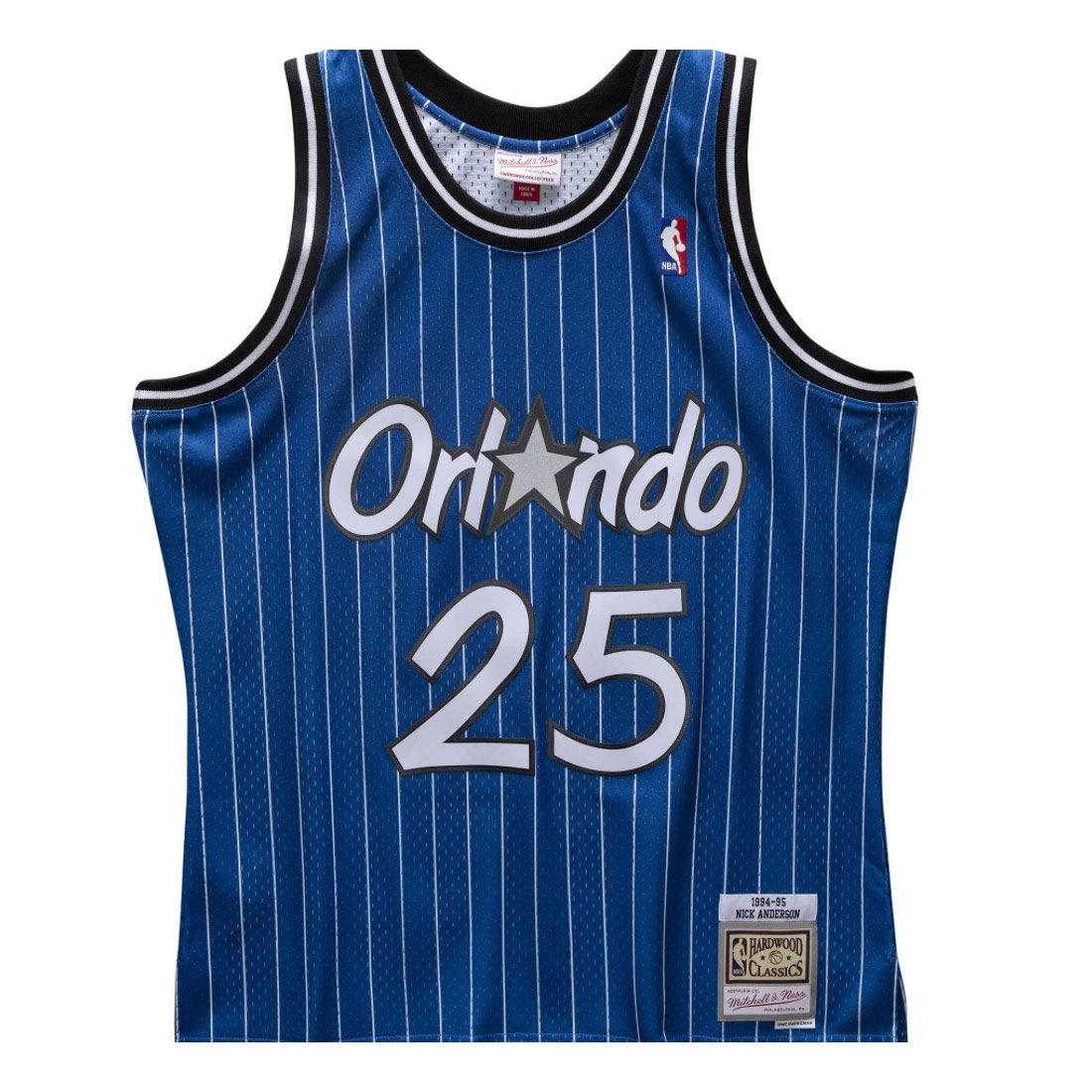Nick Anderson #25 Orlando Magic 1994-95 Mitchell & Ness Swingman NBA Jersey Blue