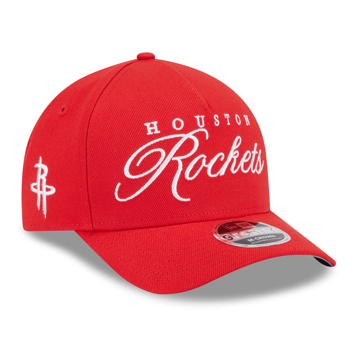 Houston Rockets 2025 NBA Draft 9FORTY M-Crown A-Frame Snapback Cap Rot