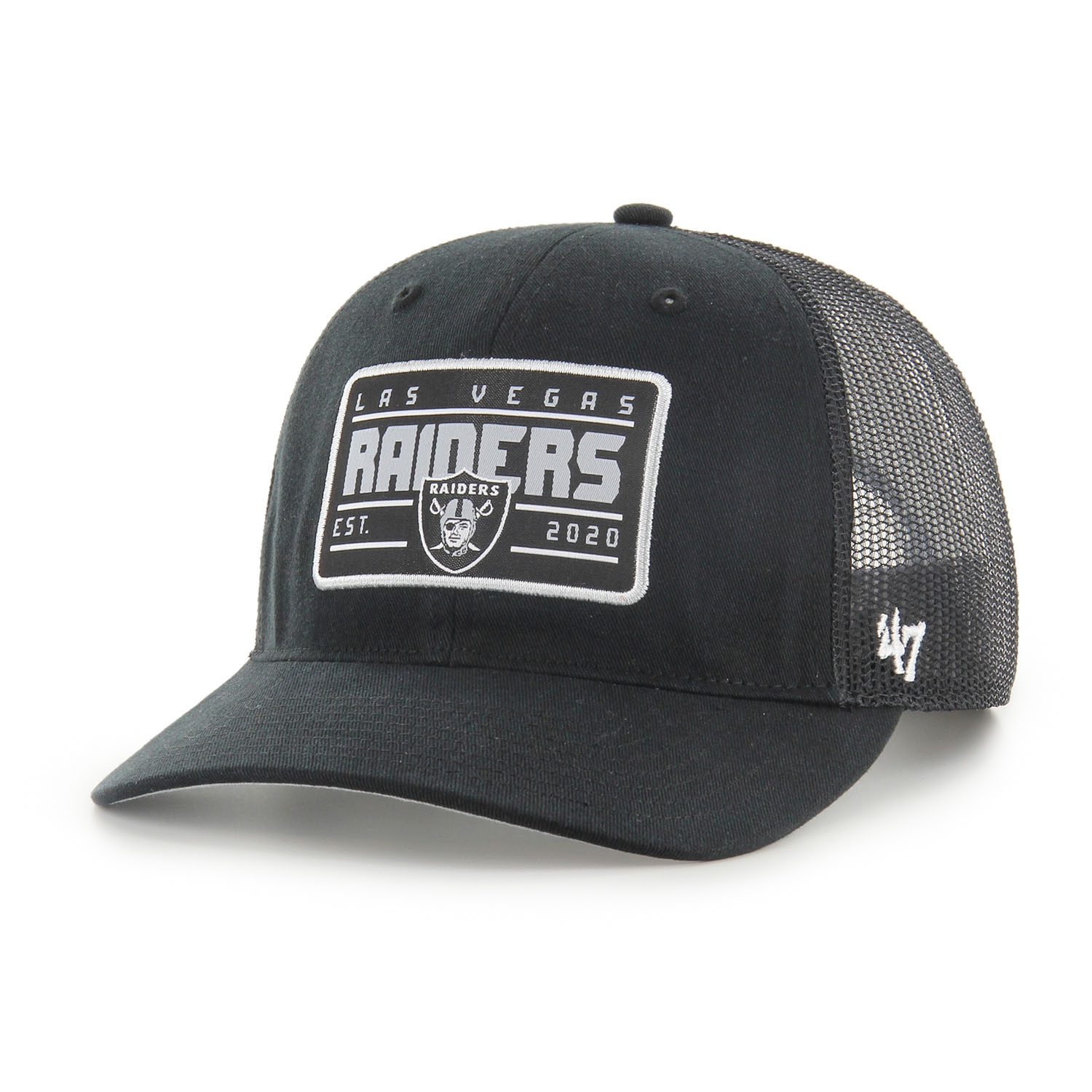 Las Vegas Raiders Hardline '47 Trucker Snapback NFL Cap Schwarz