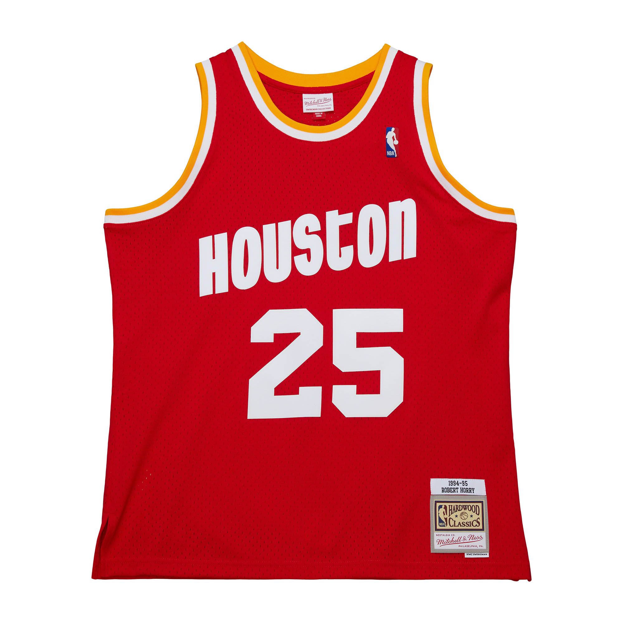 Robert Horry #25 Houston Rockets 1994-95 Mitchell & Ness Swingman NBA Jersey Red