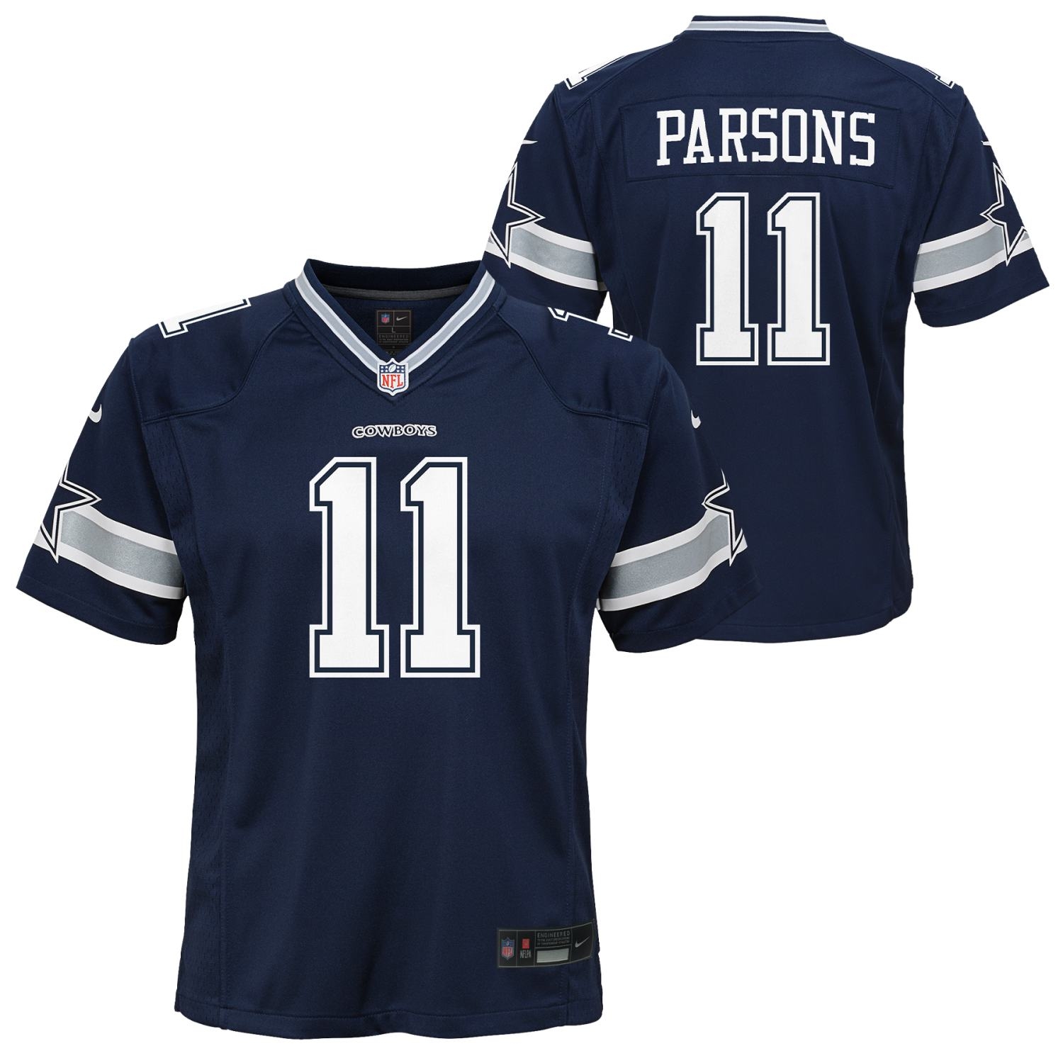 Micah Parsons #11 Dallas Cowboys Game Football NFL Trikot Navy (YOUTH)