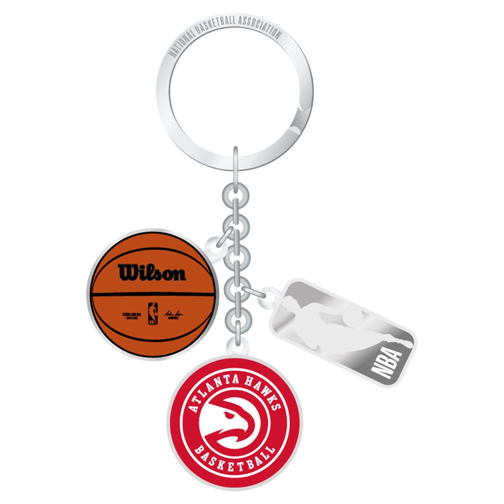 Atlanta Hawks NBA Charm Schlüsselanhänger