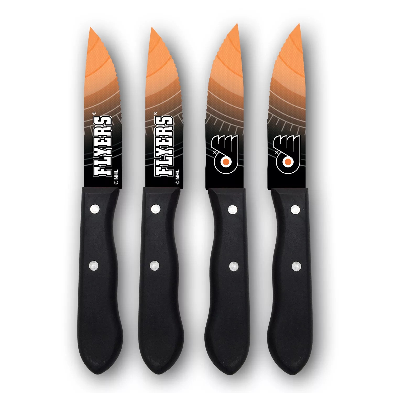 Philadelphia Flyers NHL Steakmesser Set (4 Stk.)