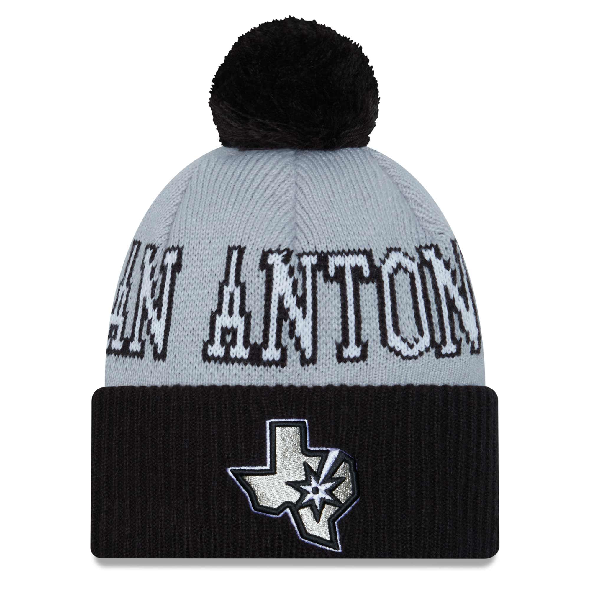 San Antonio Spurs 2023 NBA Tip-Off New Era Sport Knit Wintermütze