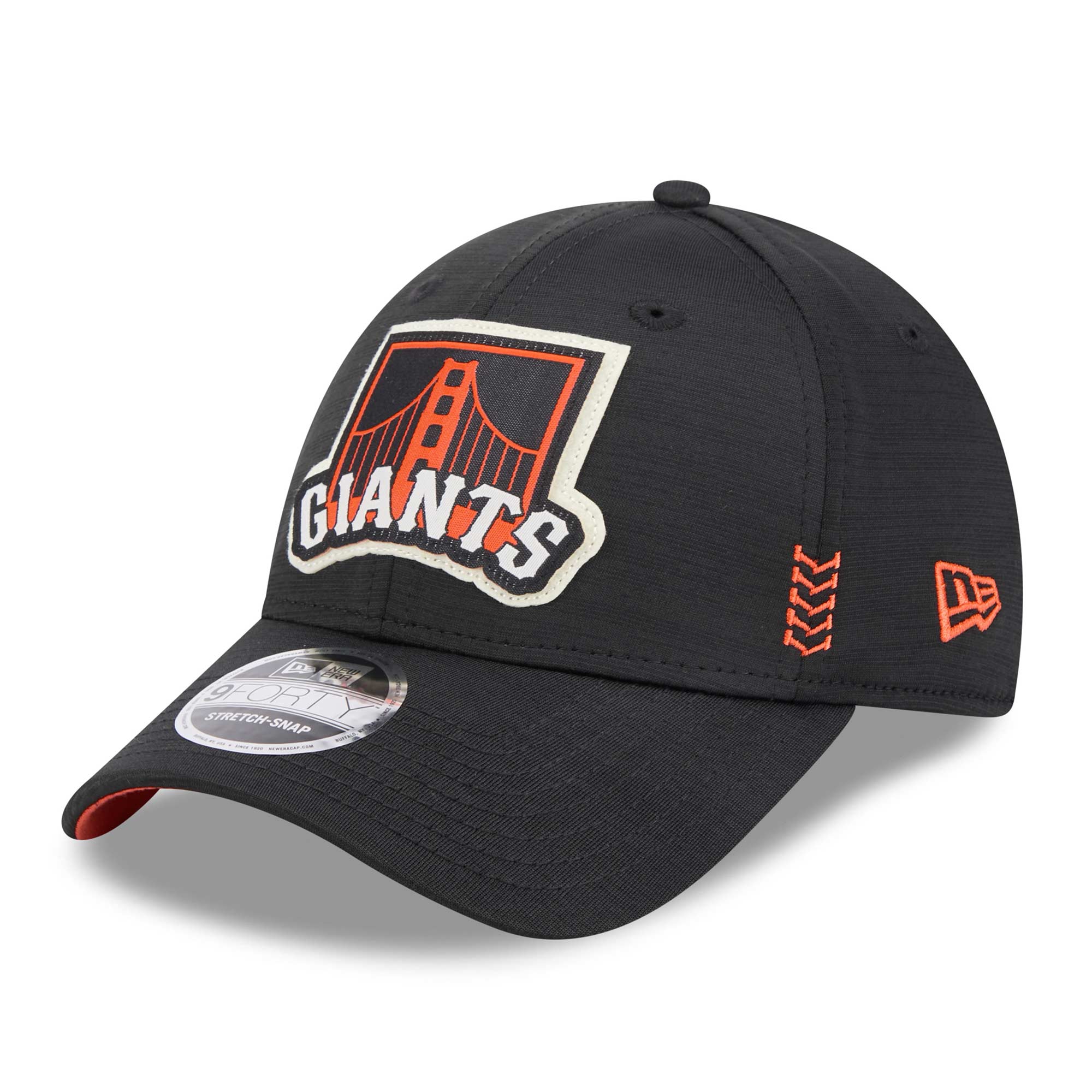 San Francisco Giants 2024 MLB Clubhouse New Era Stretch-Snap 9FORTY Cap Black