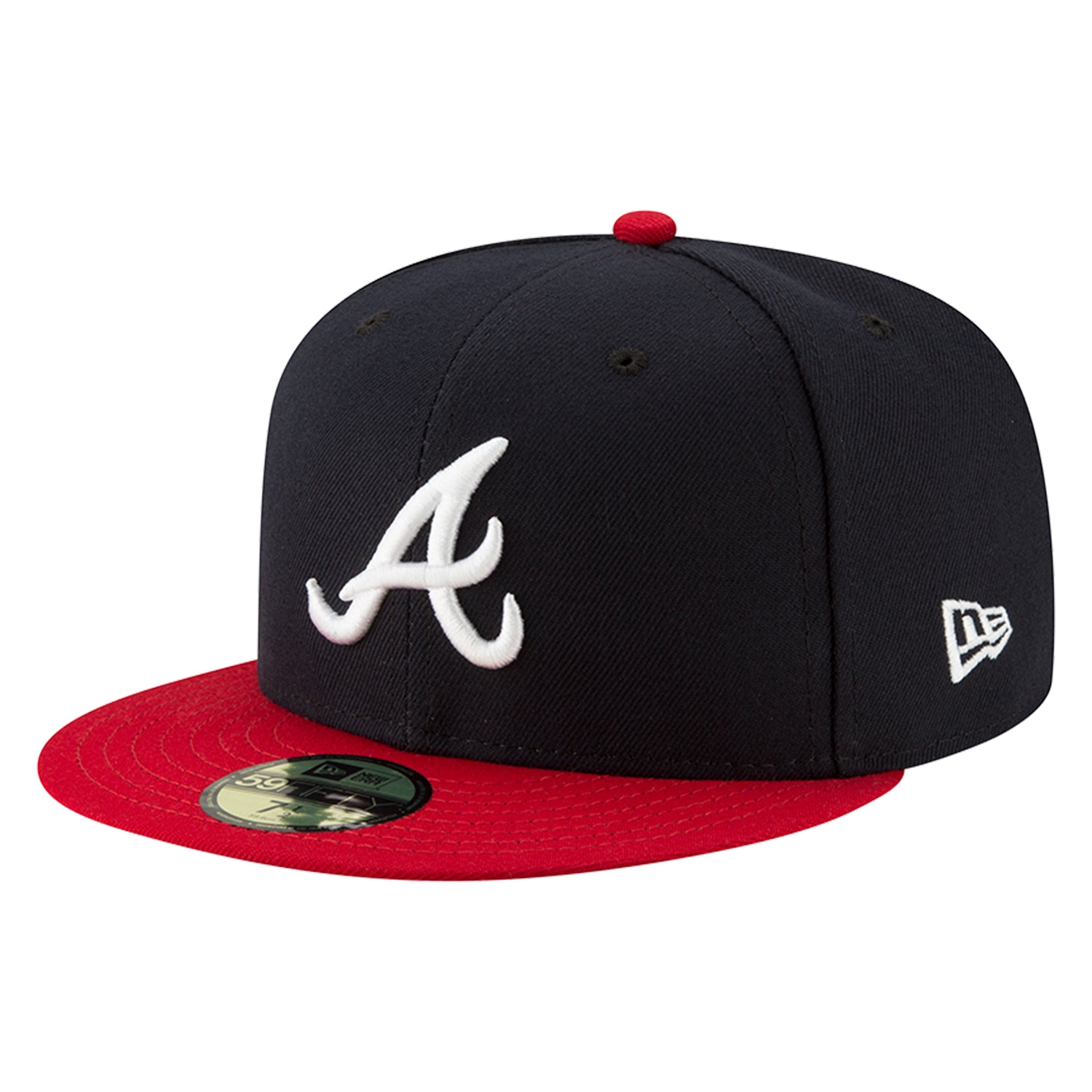 Atlanta Braves Authentic New Era 59FIFTY Fitted MLB Cap Home