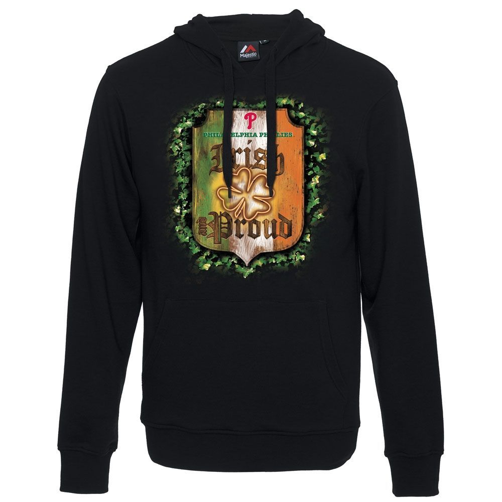 Philadelphia Phillies St. Patrick's Day Shamrock MLB Hoodie
