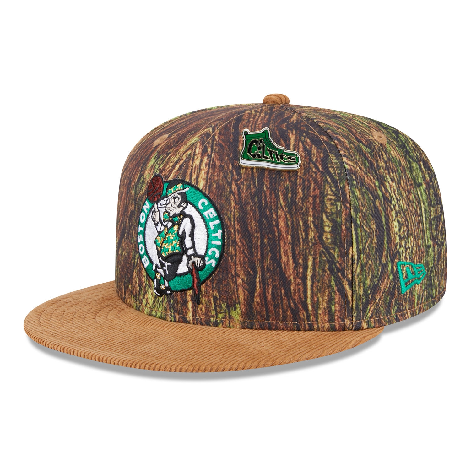 Boston Celtics 2025 NBA All-Star Game Forrest Camo 9FIFTY Snapback Cap