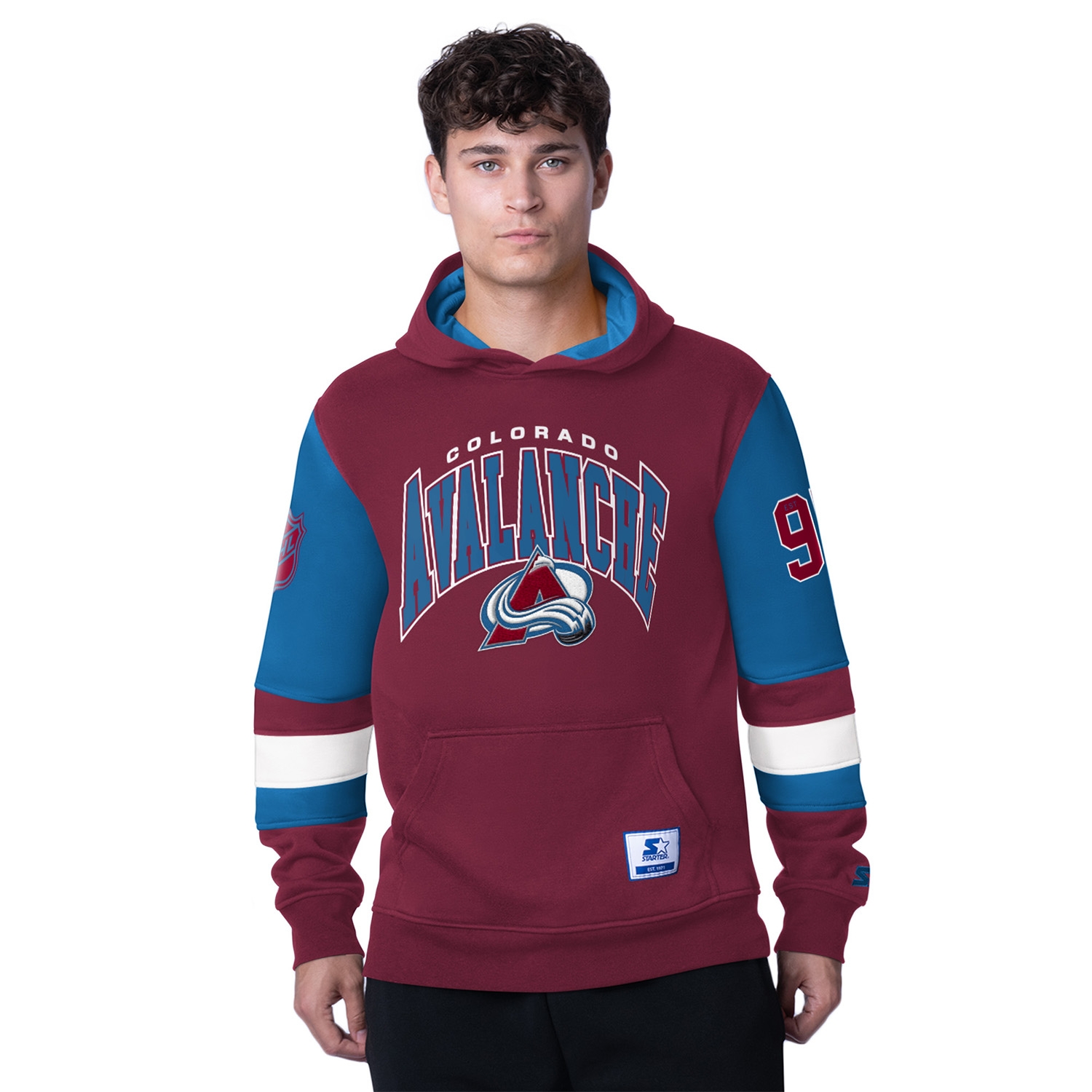 Colorado Avalanche Starter End Zone NHL Hoodie