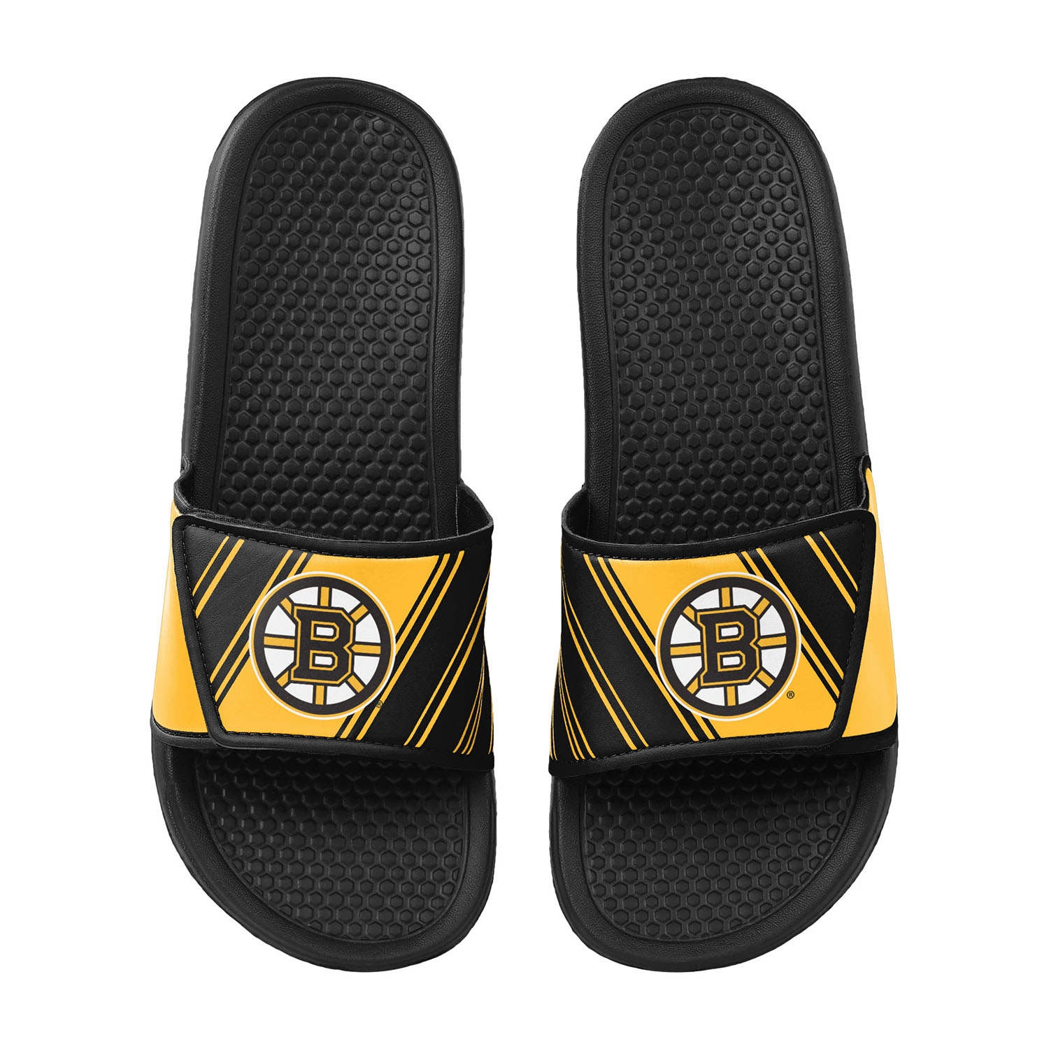 Boston Bruins Legacy Velcro NHL Sport Slides