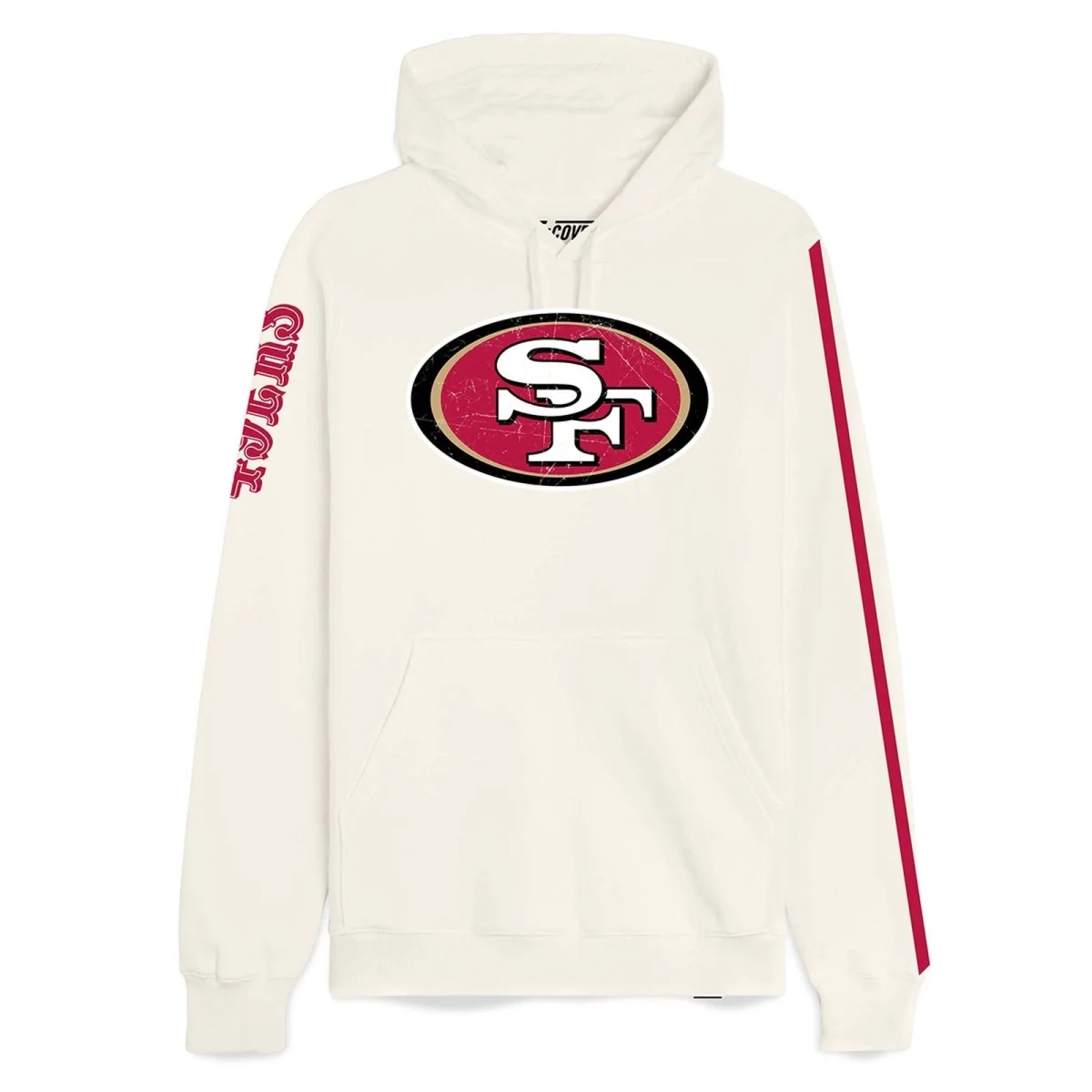 San Francisco 49ers Recovered Ecru NFL Hoodie Cream