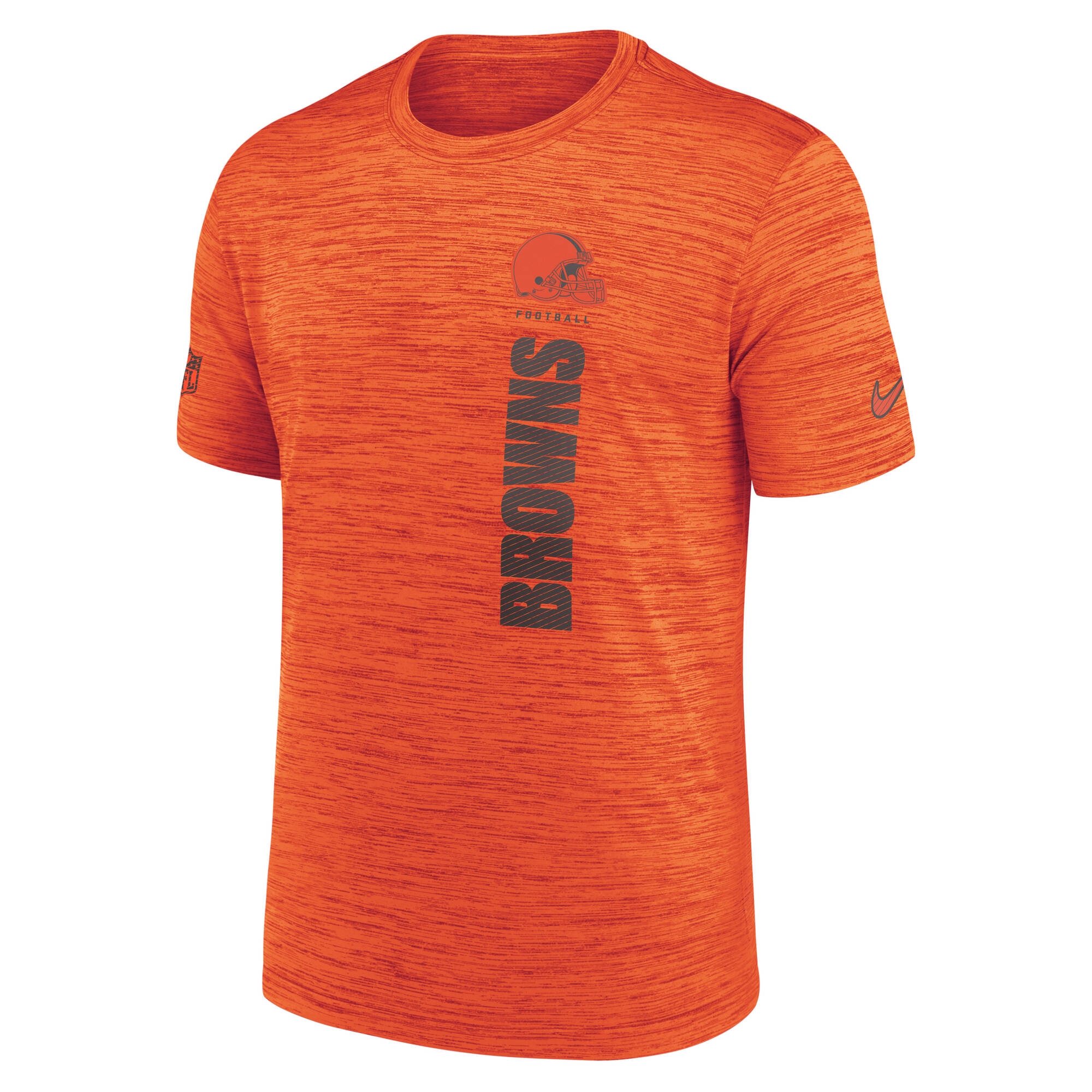 Cleveland Browns 2024 NFL Sideline Nike Velocity Performance T-Shirt Orange