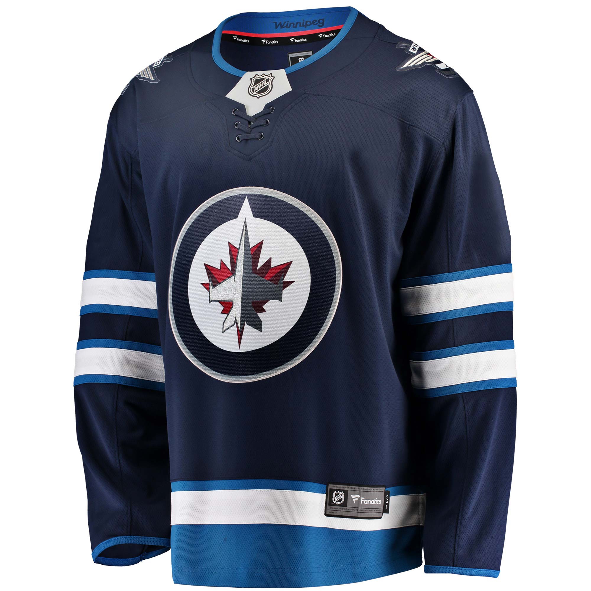 Winnipeg Jets Fanatics Breakaway NHL Trikot Home Navy