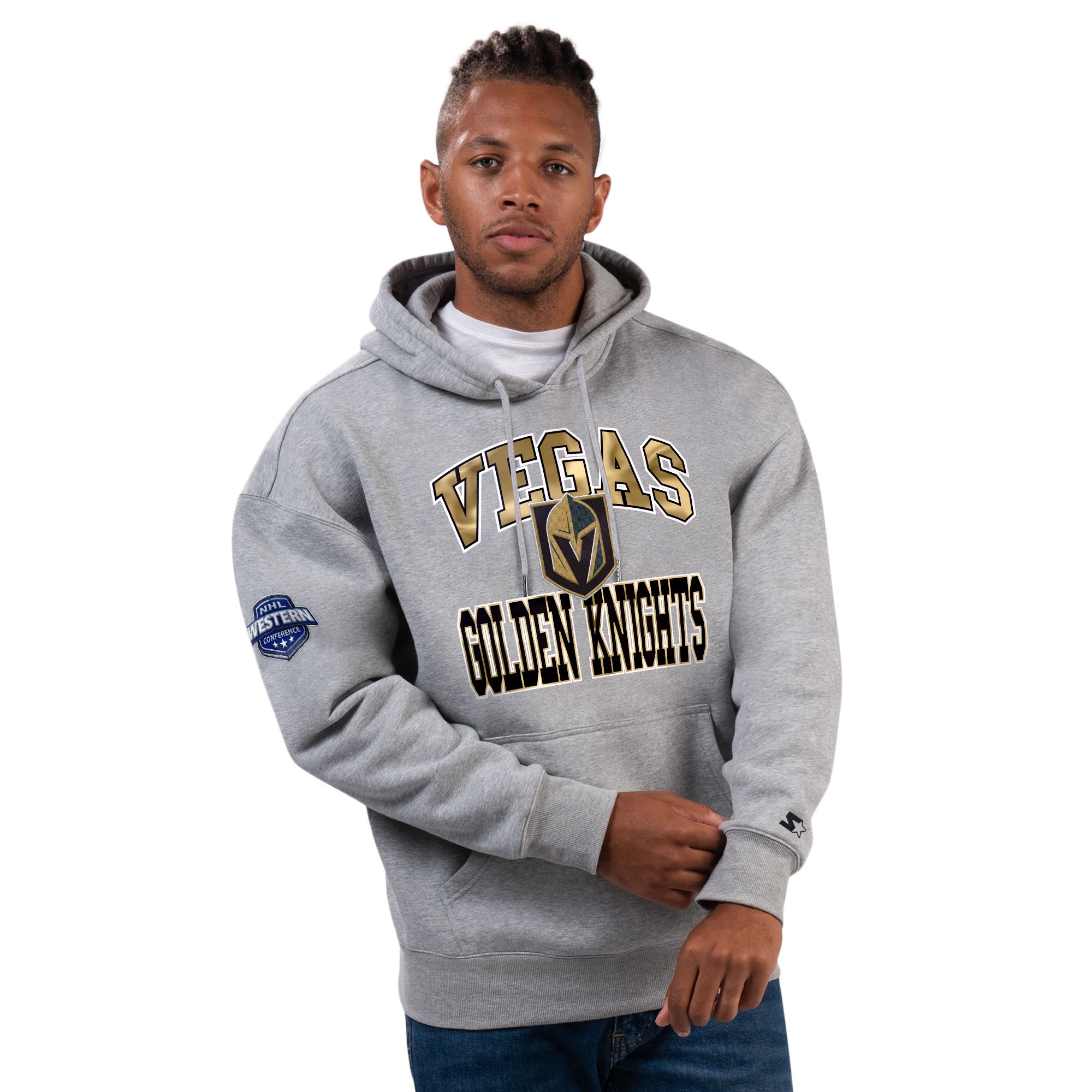 Vegas Golden Knights Starter Assist NHL Hoodie Gray