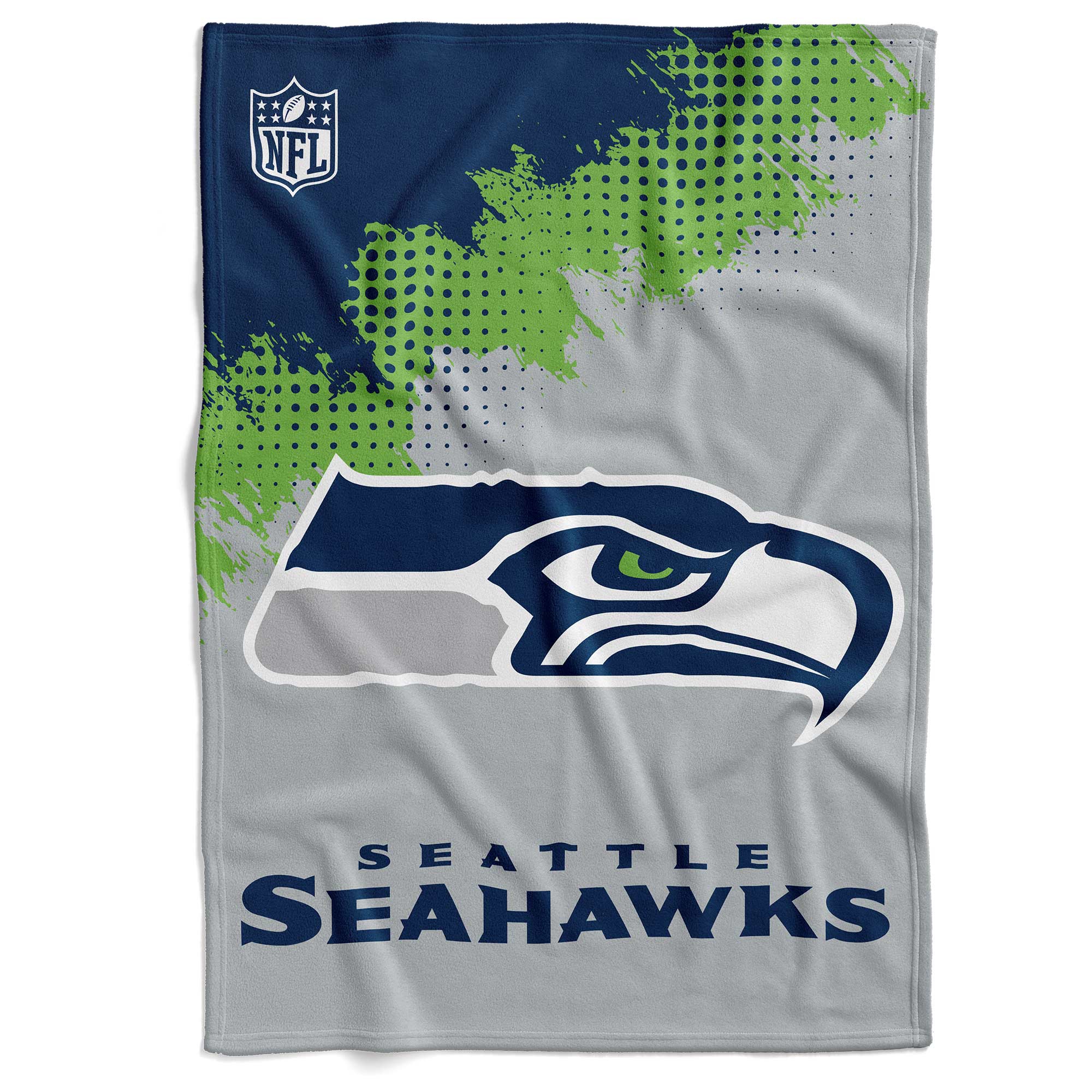 Seattle Seahawks Corner Fleece NFL Decke