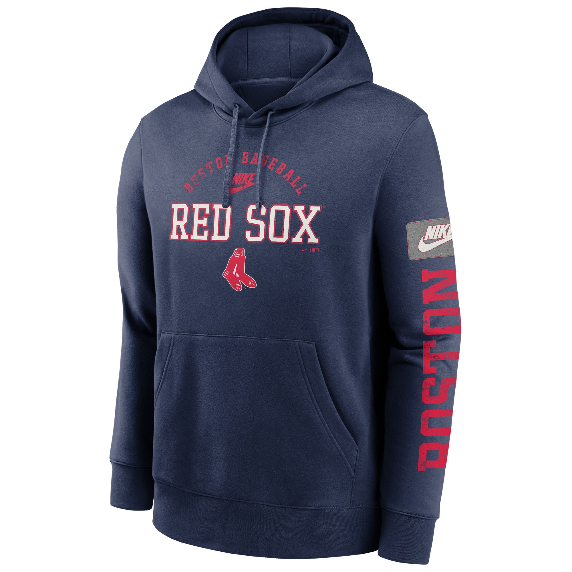 Boston Red Sox Nike Club Cooperstown Splitter MLB Hoodie Navy