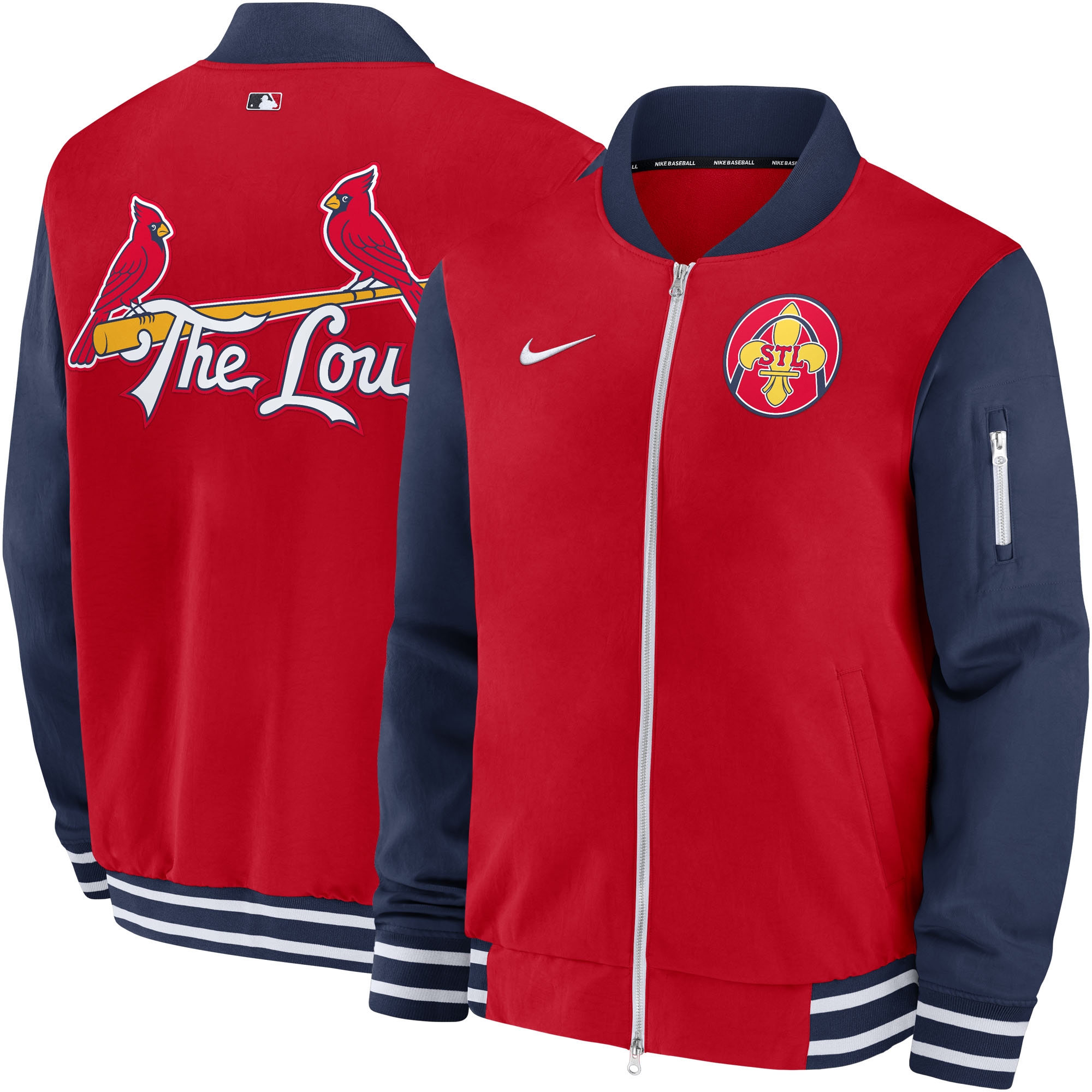St. Louis Cardinals 2024 City Connect MLB Authentic Nike Bomber Jacke