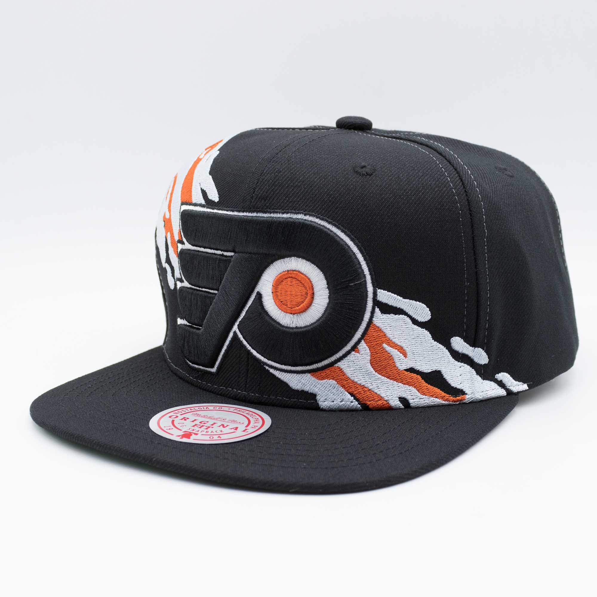 Philadelphia Flyers Paintbrush Mitchell & Ness Snapback NHL Cap Schwarz