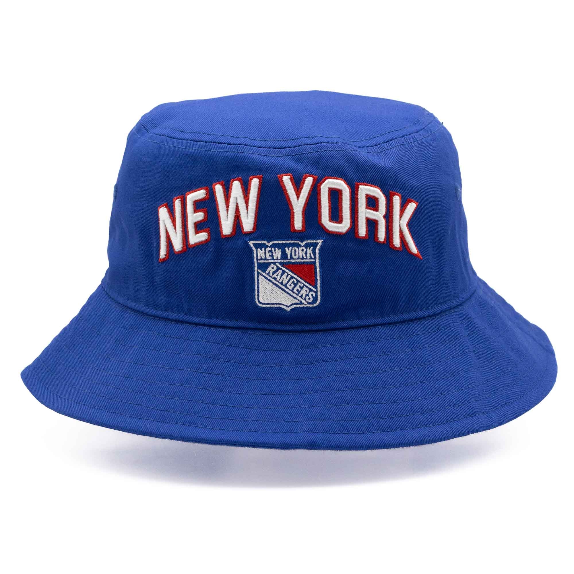 New York Rangers Starter Slapshot NHL Bucket Hat Blue