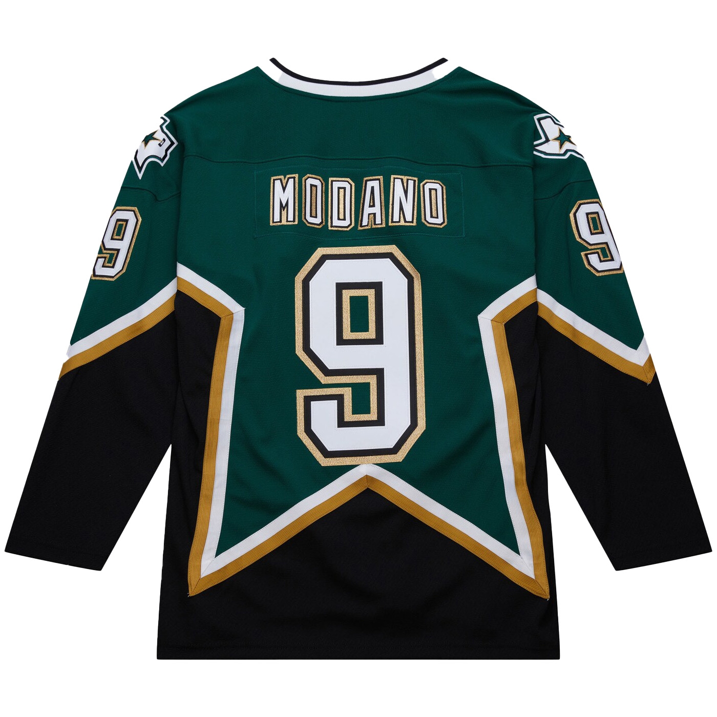 Mike Modano #9 Dallas Stars 1998-99 Premium Power Play NHL Trikot Grün