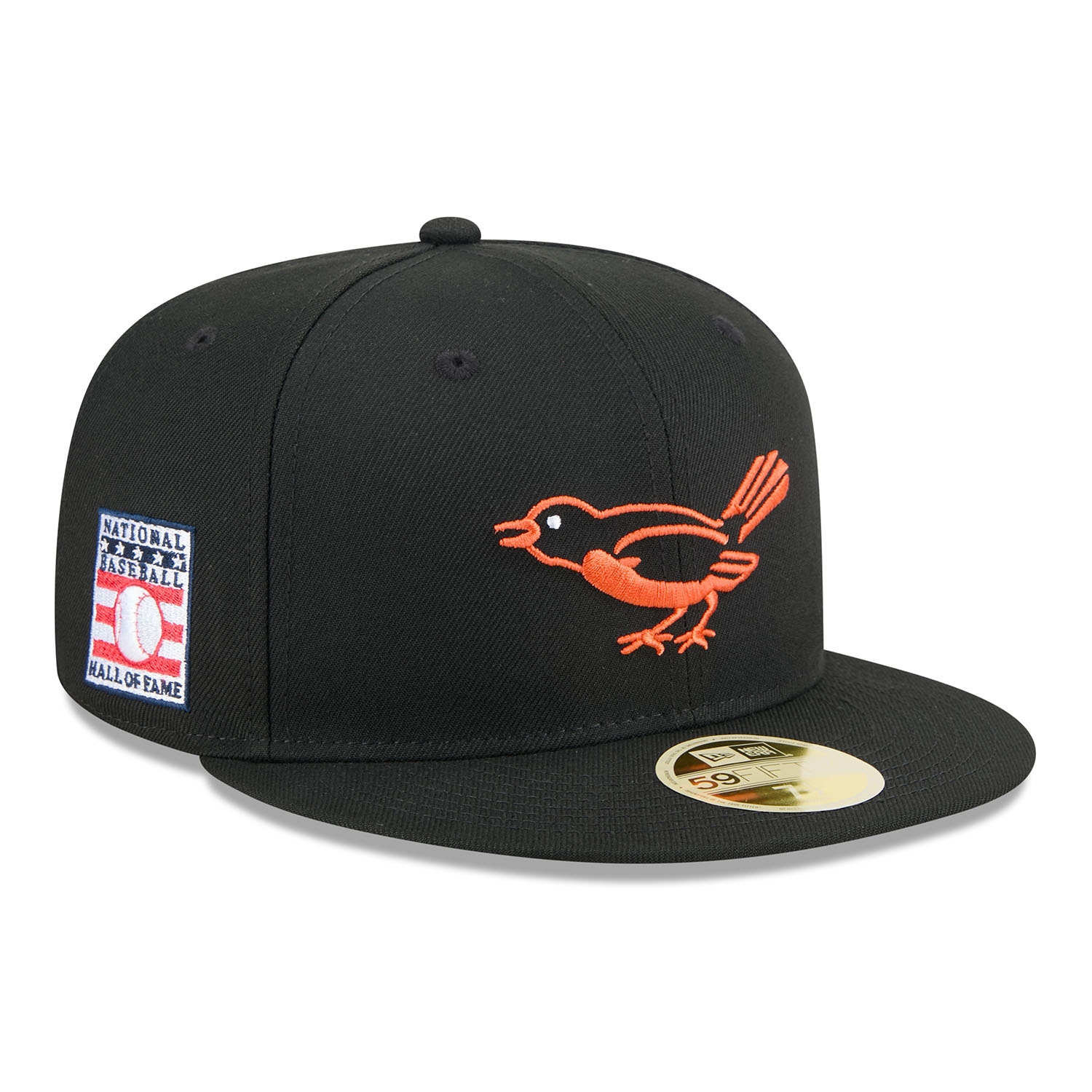 Baltimore Orioles 2025 MLB Hall of Fame 59FIFTY Fitted Cap Schwarz