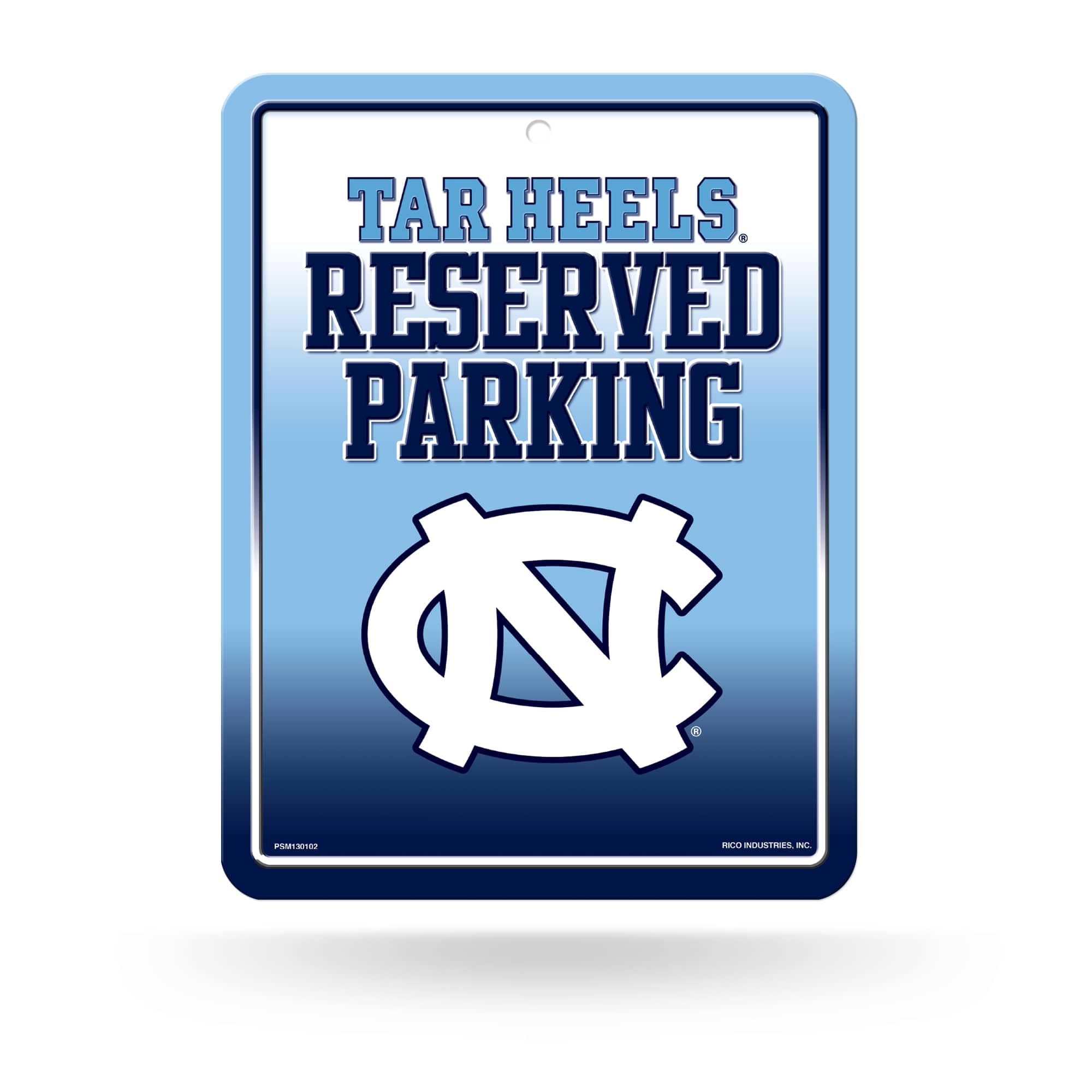 North Carolina Tar Heels Reserved Parking NCAA Metallschild