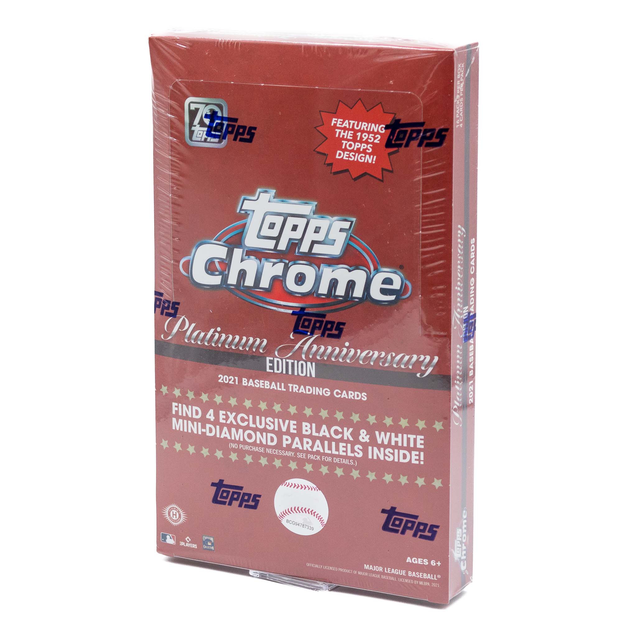 2021 Topps Chrome Platinum Anniversary Baseball LITE Box