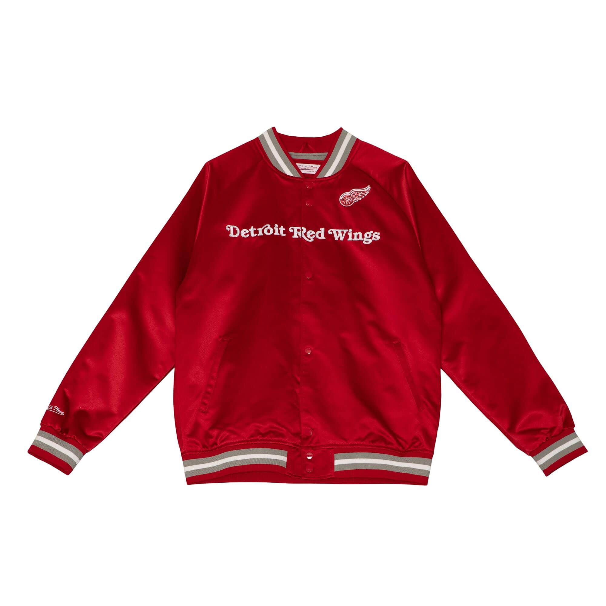 Detroit Red Wings Mitchell & Ness Lightweight Satin NHL Jacket