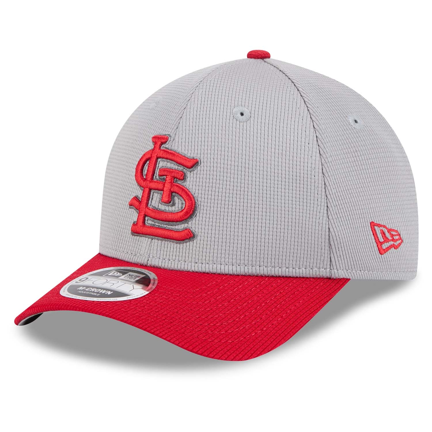 St. Louis Cardinals Colorway 2025 MLB Batting Practice 9FORTY M-Crown Snapback Cap Grau