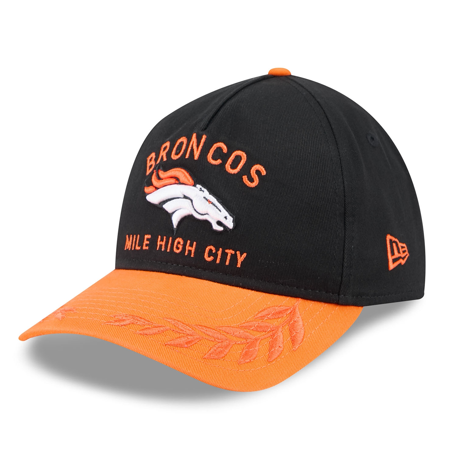 Denver Broncos 2025 NFL Draft 9TWENTY A-Frame Adjustable Cap Schwarz