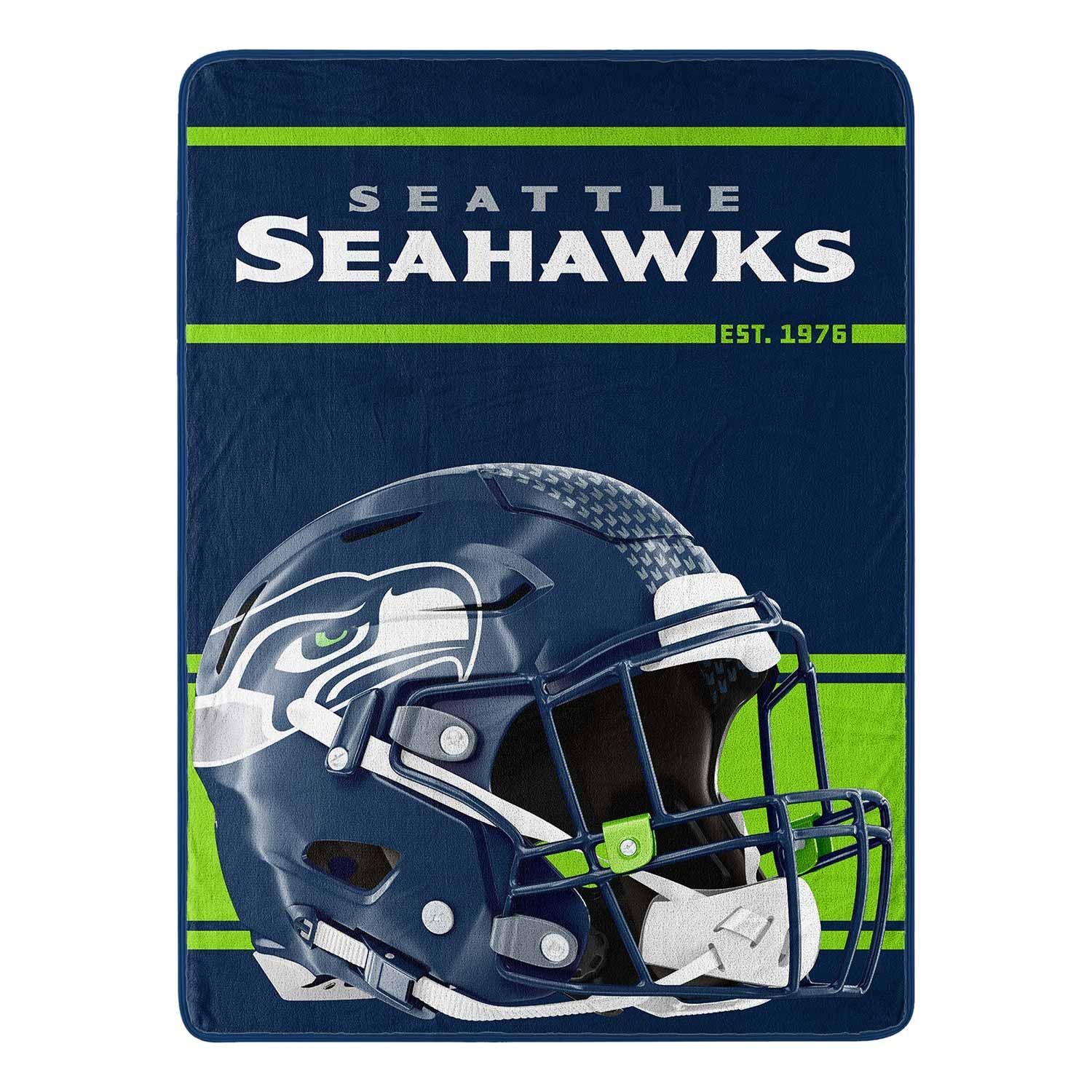 Seattle Seahawks Run Northwest Super Plush NFL Decke