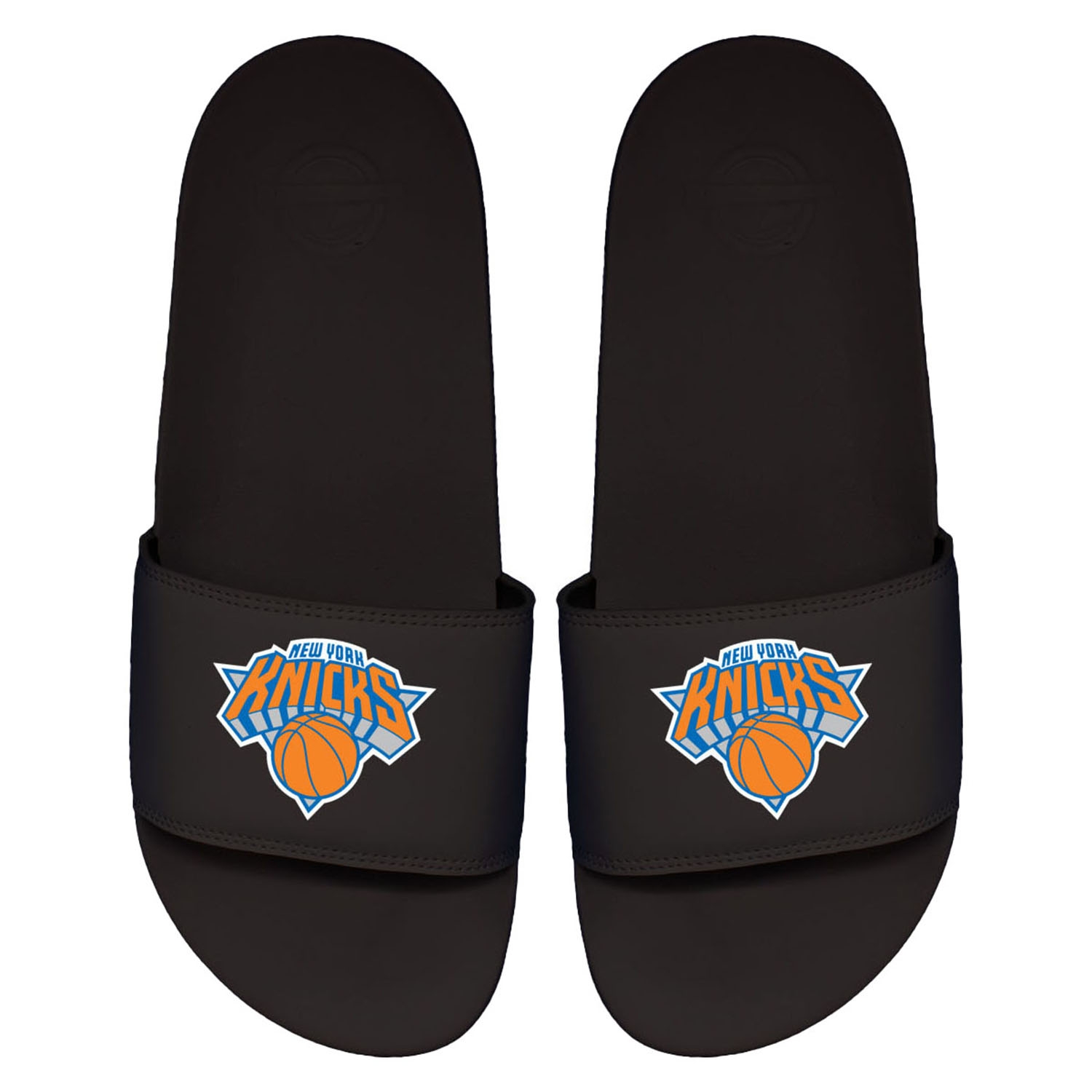 New York Knicks Primary Logo ISlide NBA Gel Slides Black