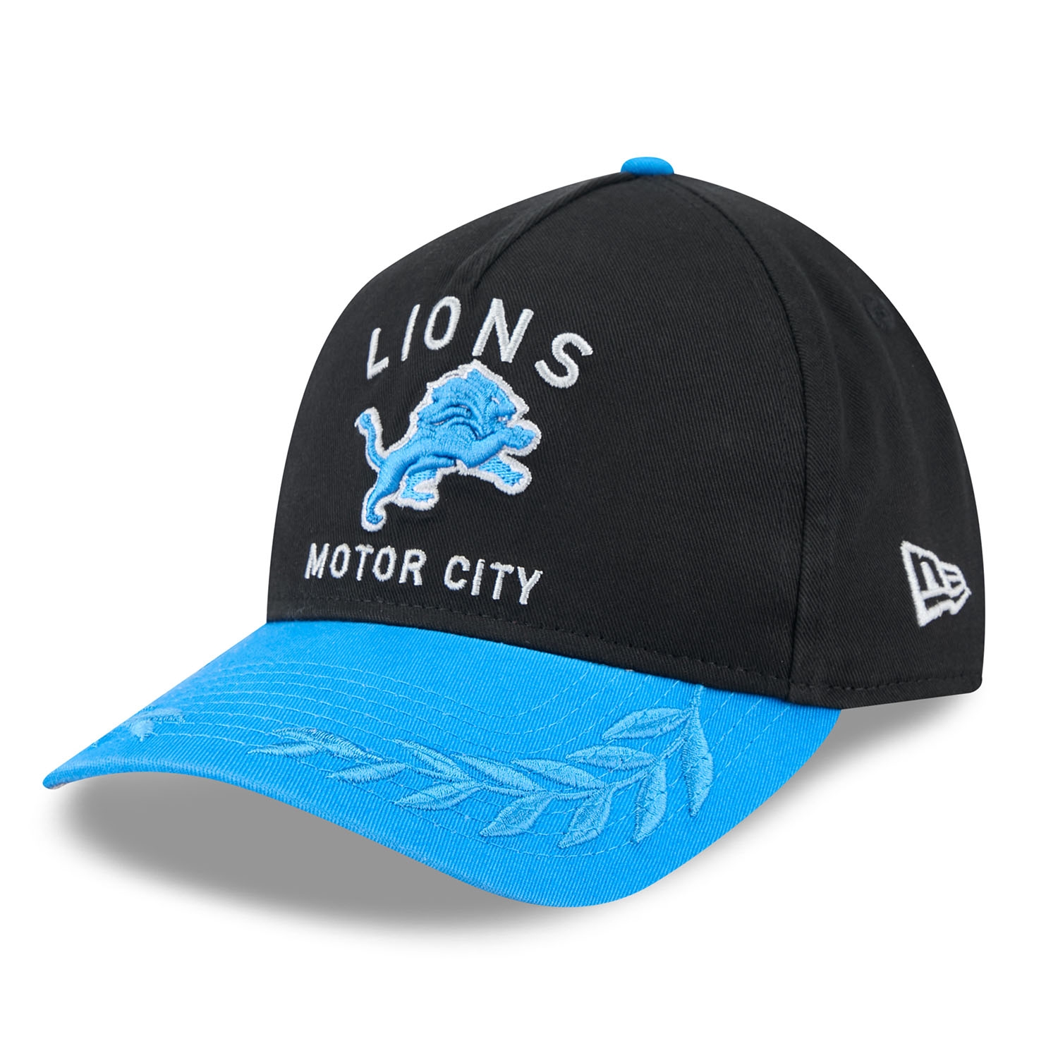 Detroit Lions 2025 NFL Draft 9TWENTY A-Frame Adjustable Cap Schwarz