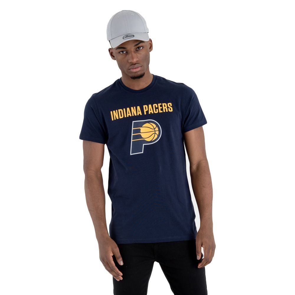 Indiana Pacers Team Logo NBA T-Shirt Navy