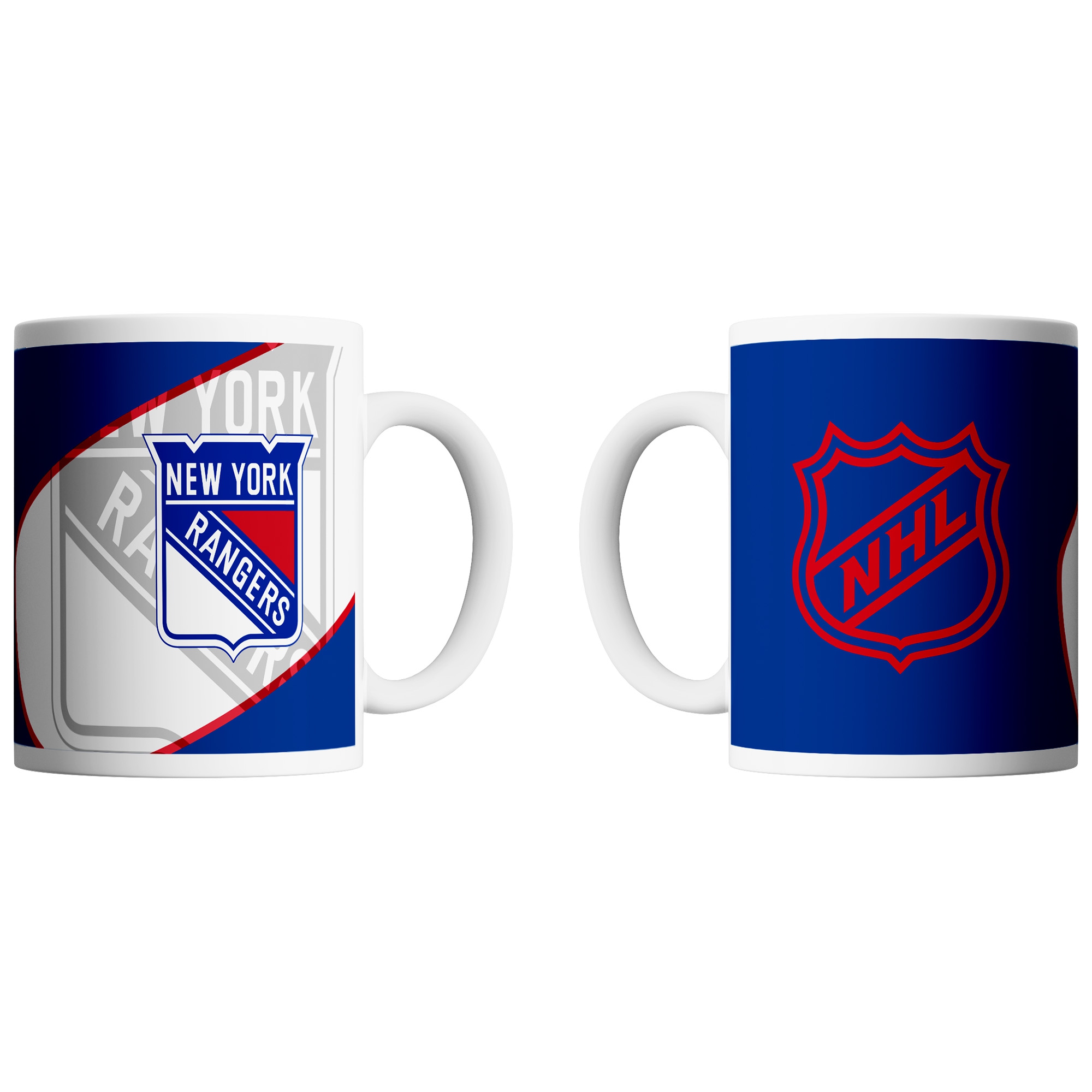 New York Rangers Shadow Logo & Shield NHL Mug (330 ml)