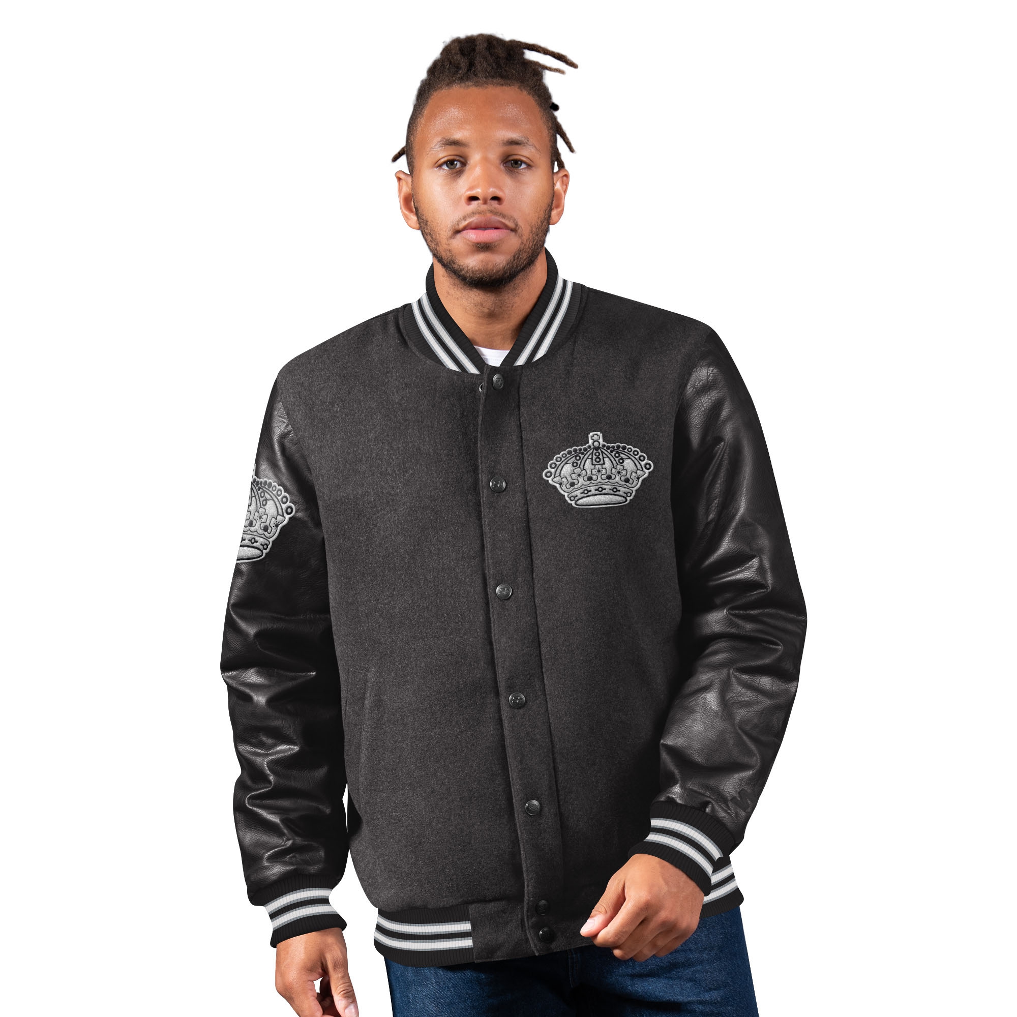 Los Angeles Kings First Rounder Starter NHL Varsity Wool Jacke