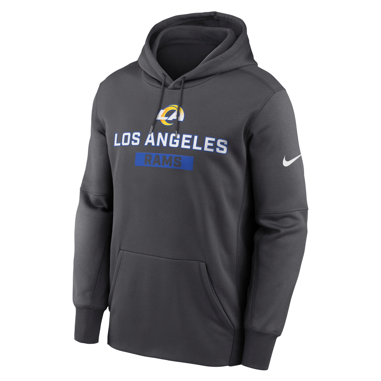 Los Angeles Rams Toss Sweep Therma-FIT NFL Hoodie Dunkelgrau