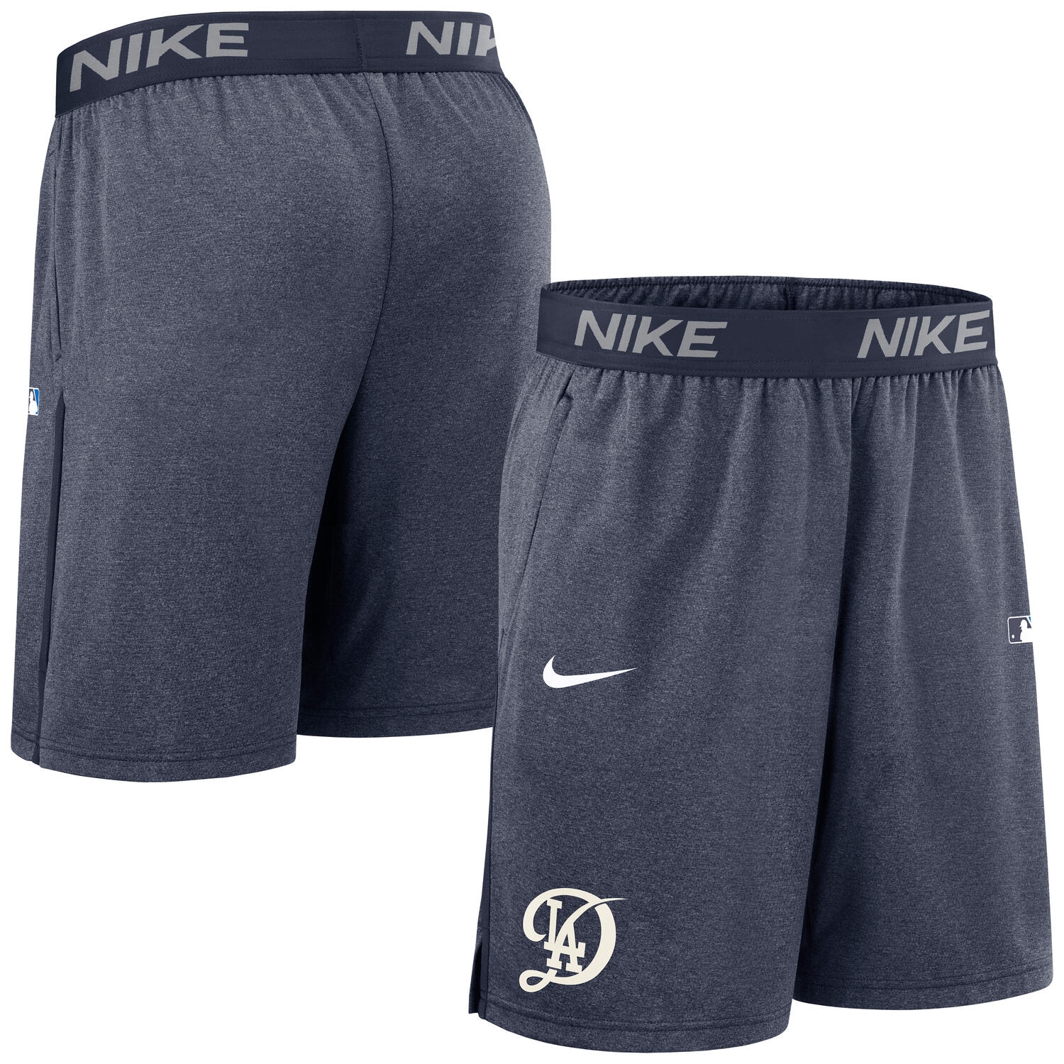 Los Angeles Dodgers 2025 City Connect MLB Authentic Nike Shorts Navy