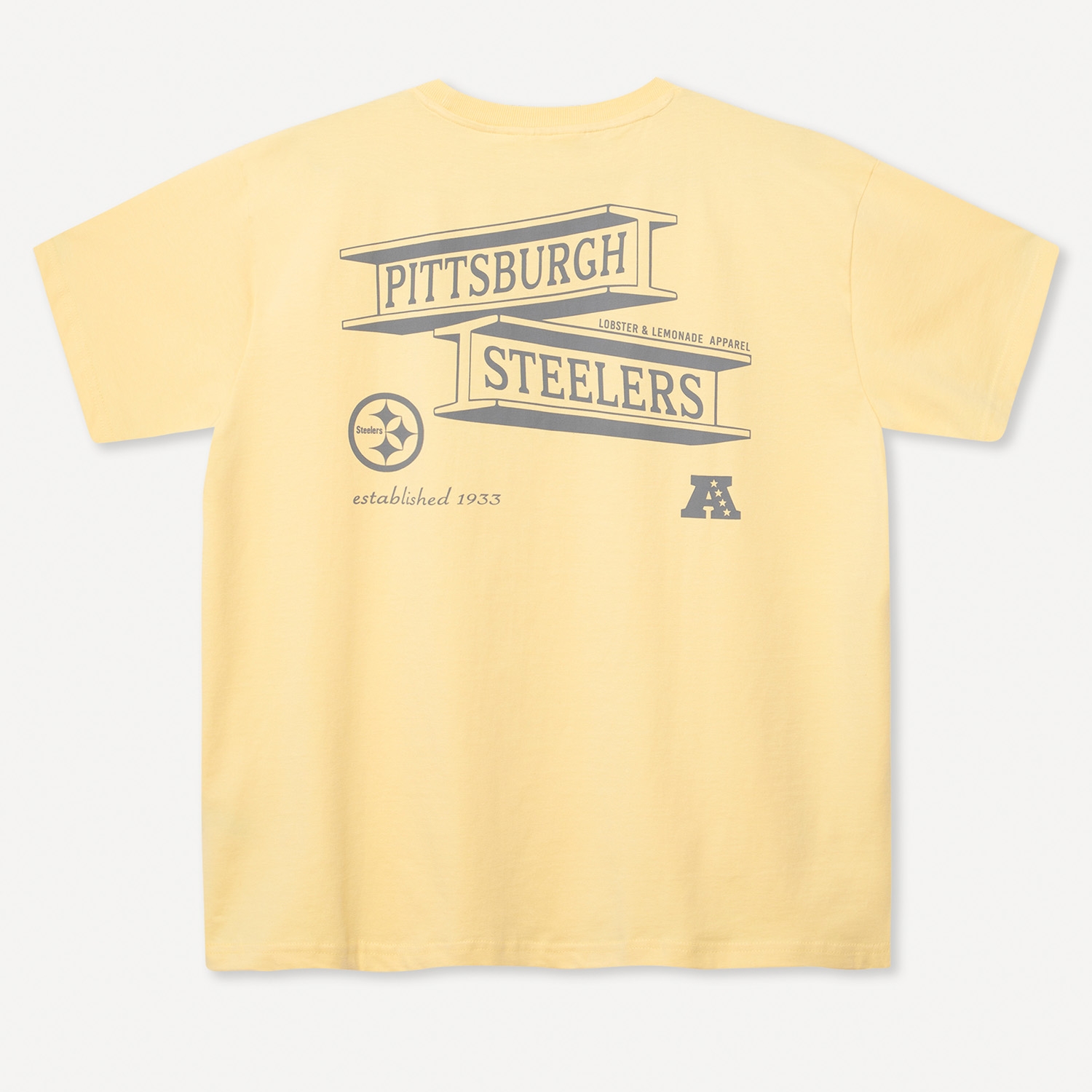 Pittsburgh Steelers L&L '89 Classics NFL T-Shirt Gelb