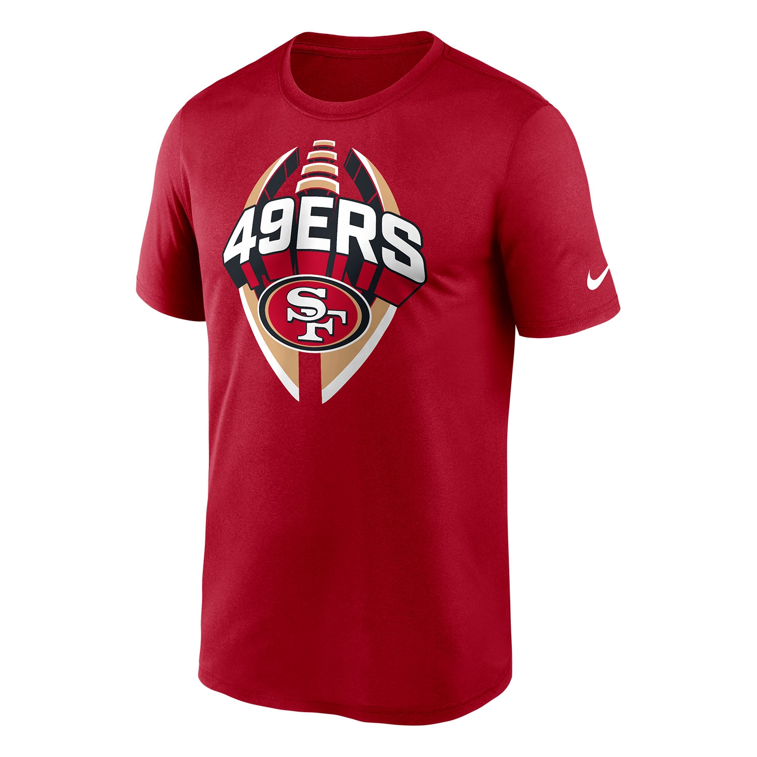 San Francisco 49ers 2025 Icon Nike Legend NFL T-Shirt Rot