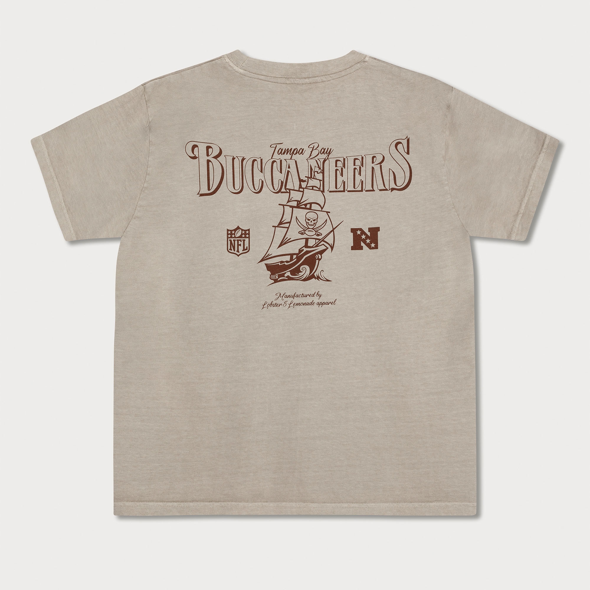 Tampa Bay Buccaneers L&L '89 Classics NFL T-Shirt Beige