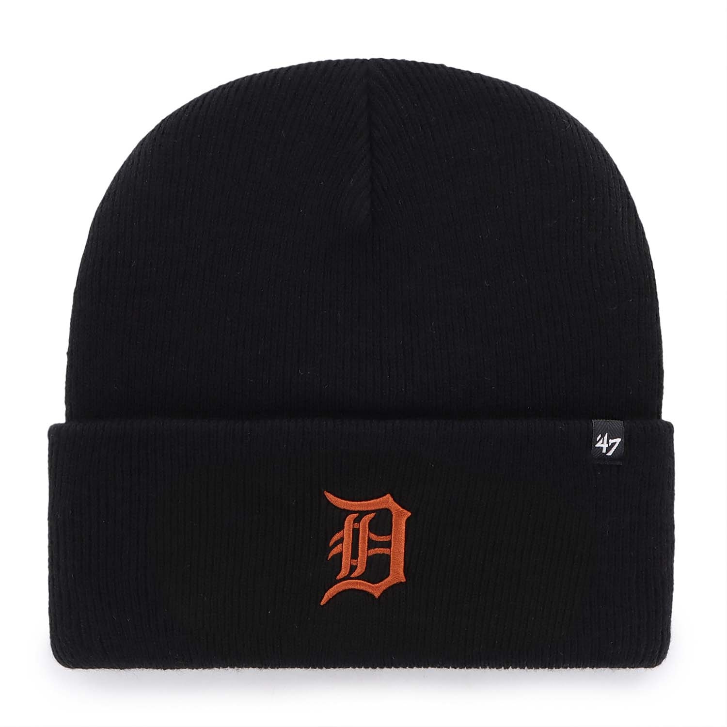 Detroit Tigers '47 Haymaker MLB Beanie Wintermütze Schwarz