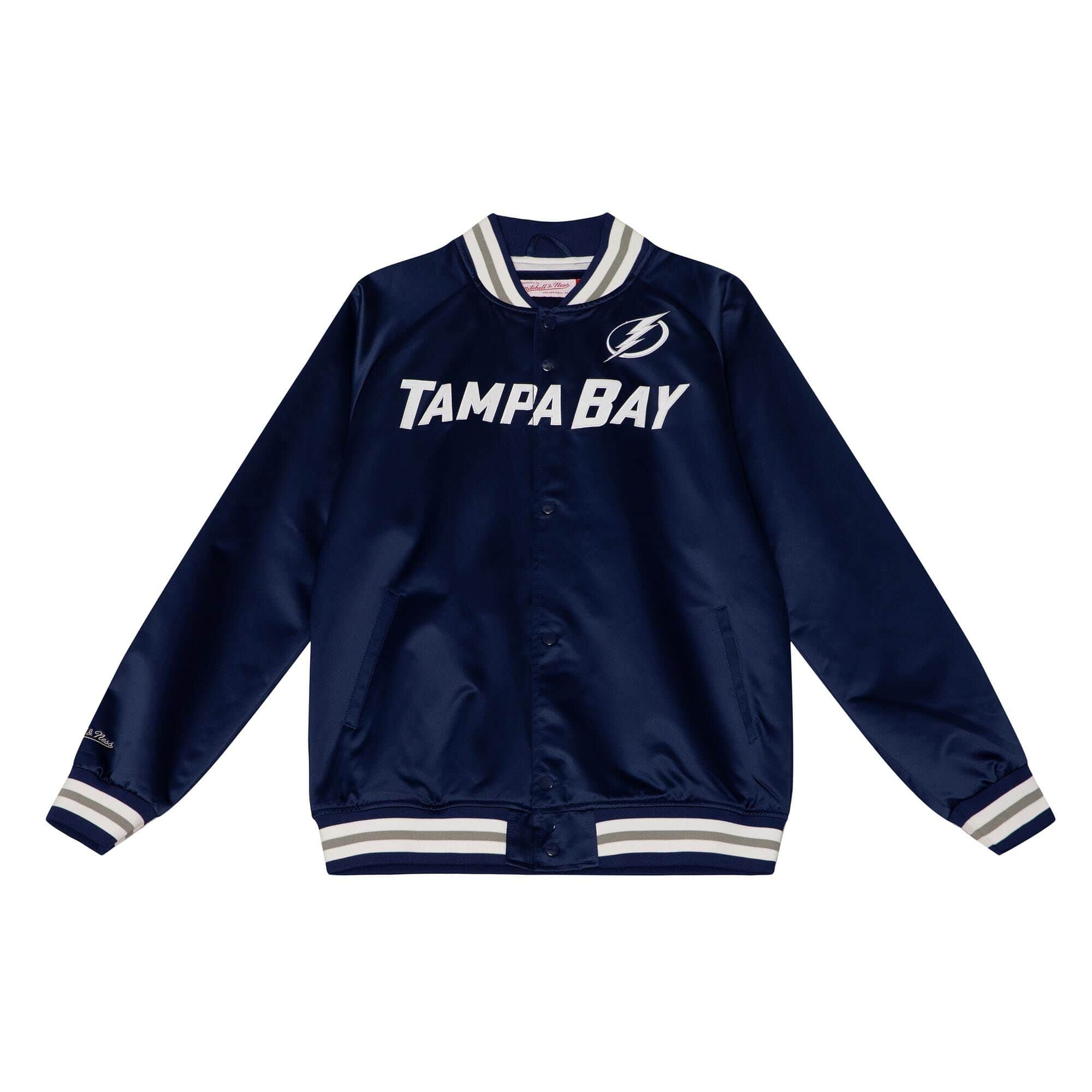 Tampa Bay Lightning Mitchell & Ness Lightweight Satin NHL Jacket