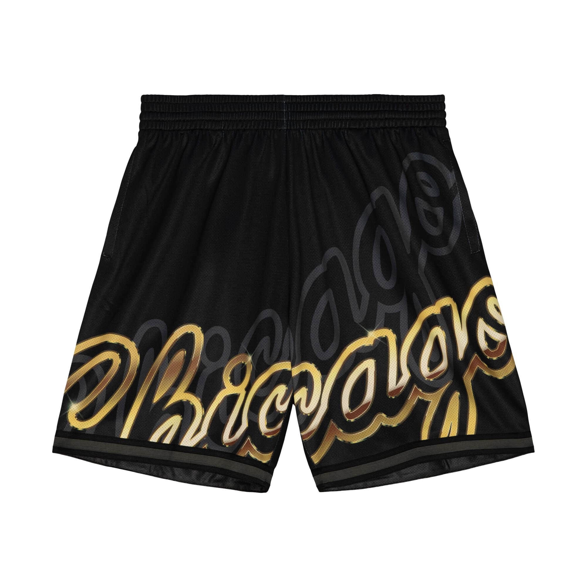 Chicago Bulls Big Face 4.0 Mitchell & Ness NBA Shorts Schwarz