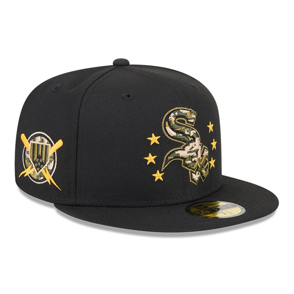 Chicago White Sox 2024 MLB Authentic Armed Forces New Era 59FIFTY Fitted Cap