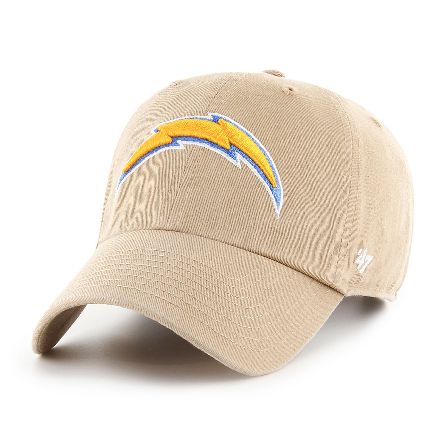 Los Angeles Chargers '47 Clean Up Adjustable NFL Cap Khaki