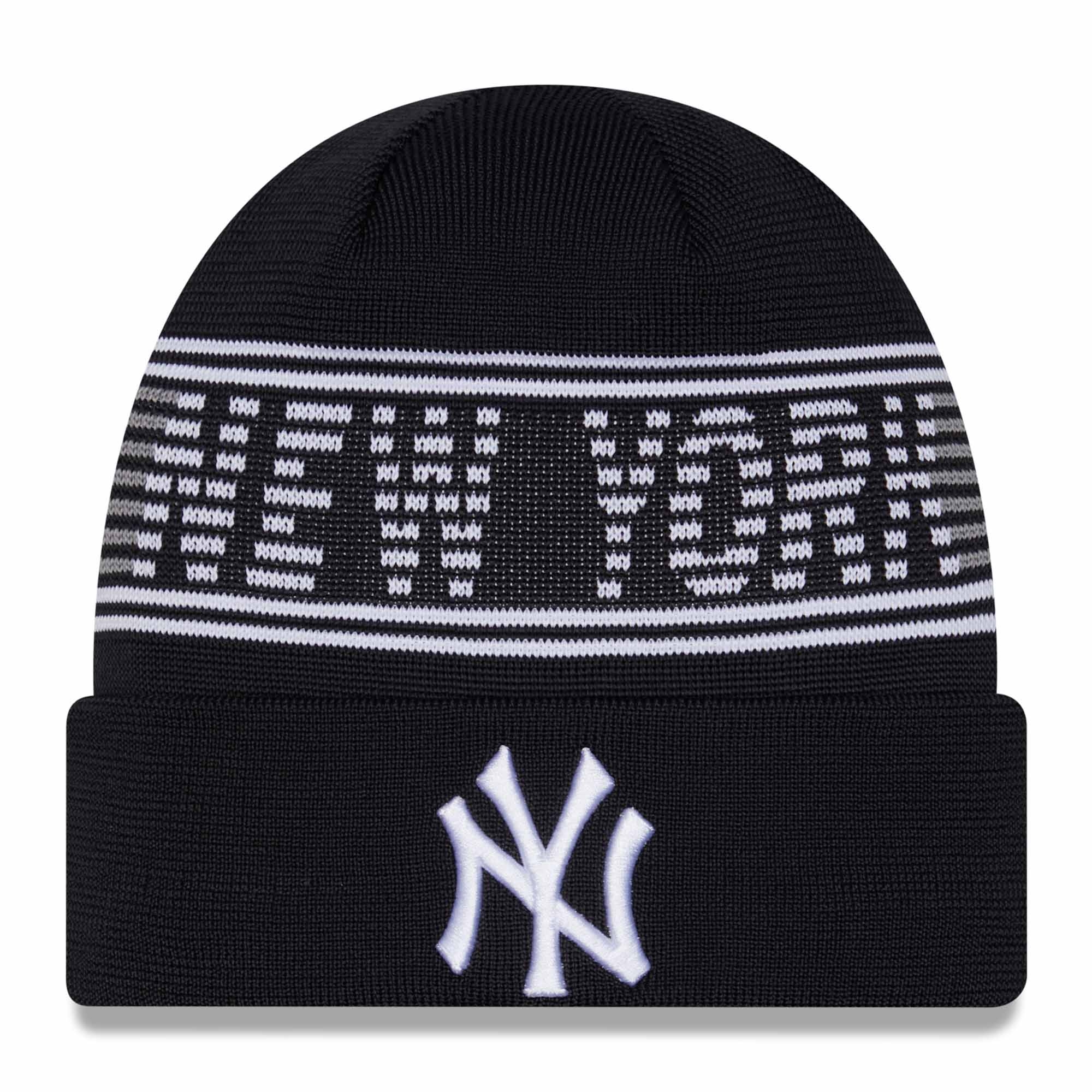 New York Yankees Authentic 2024 MLB Clubhouse New Era Beanie Wintermütze